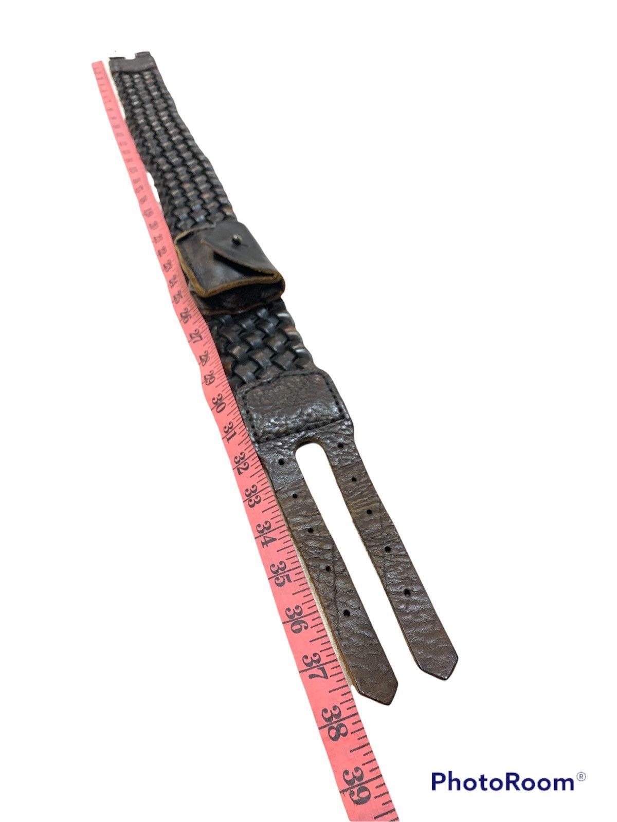 Japanese Brand × Other MOUSSY BRAIDED COIN POUCH LEATHER BELTS BONDAGE Size 32 - 7 Thumbnail