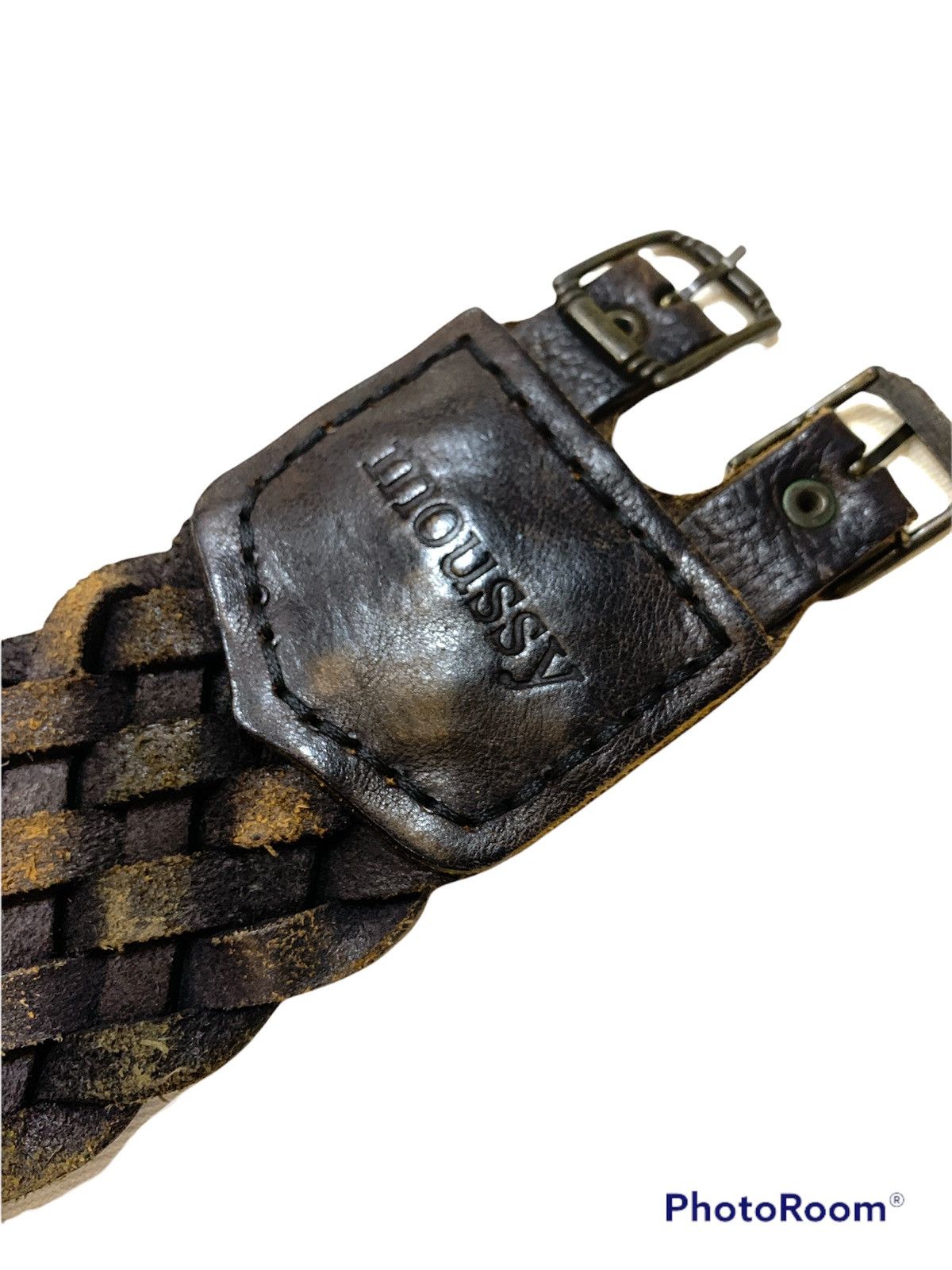 Japanese Brand × Other MOUSSY BRAIDED COIN POUCH LEATHER BELTS BONDAGE Size 32 - 8 Thumbnail