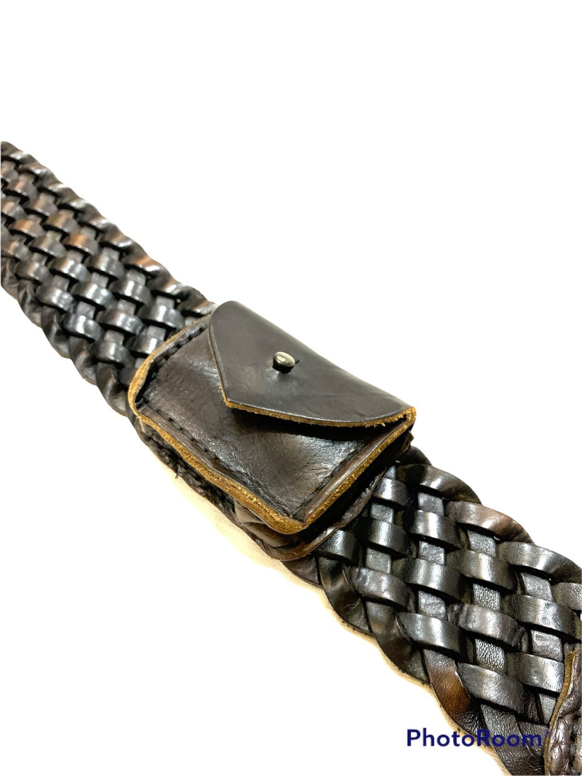 Japanese Brand × Other MOUSSY BRAIDED COIN POUCH LEATHER BELTS BONDAGE Size 32 - 4 Thumbnail