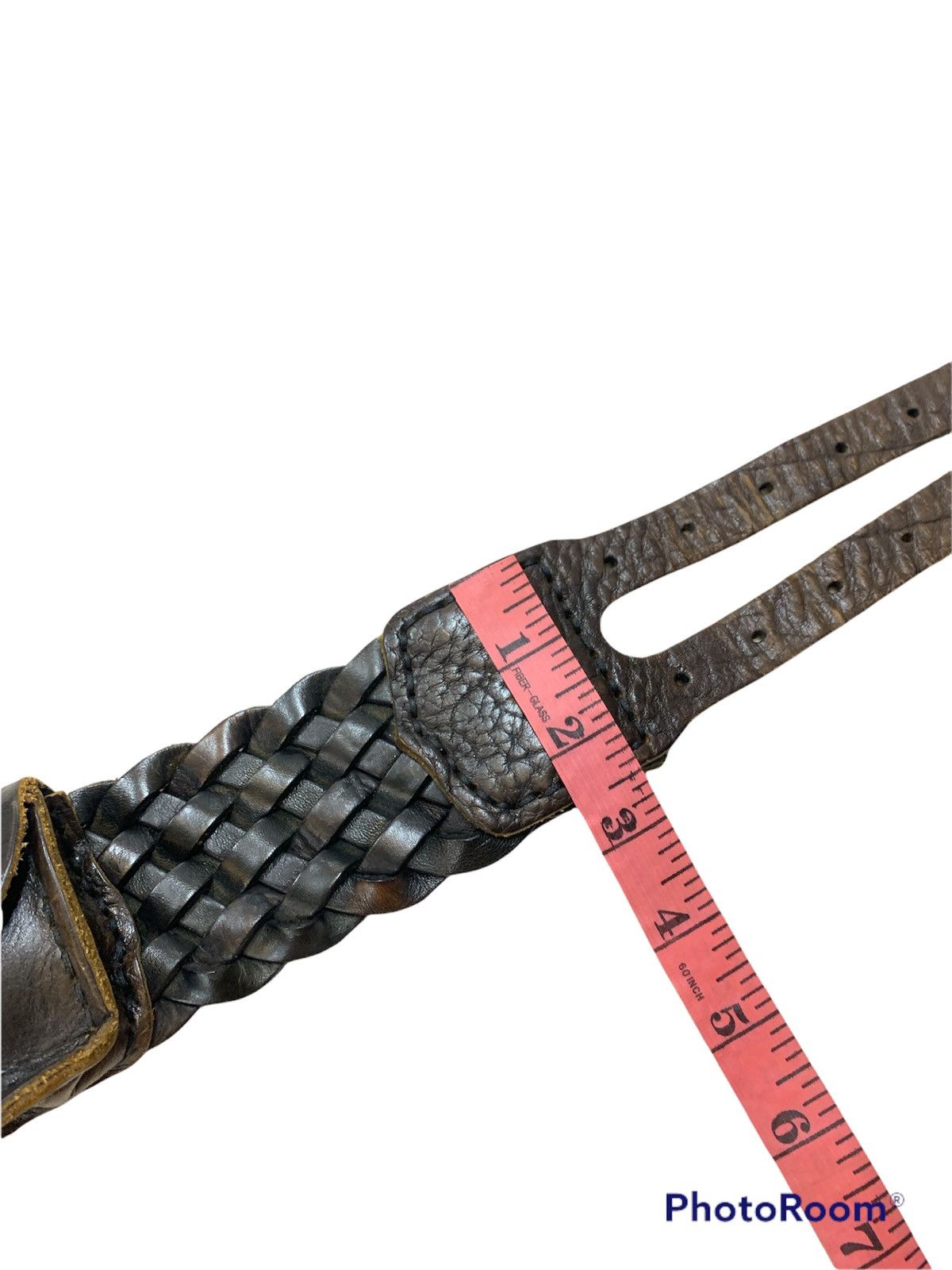 Japanese Brand × Other MOUSSY BRAIDED COIN POUCH LEATHER BELTS BONDAGE Size 32 - 5 Thumbnail