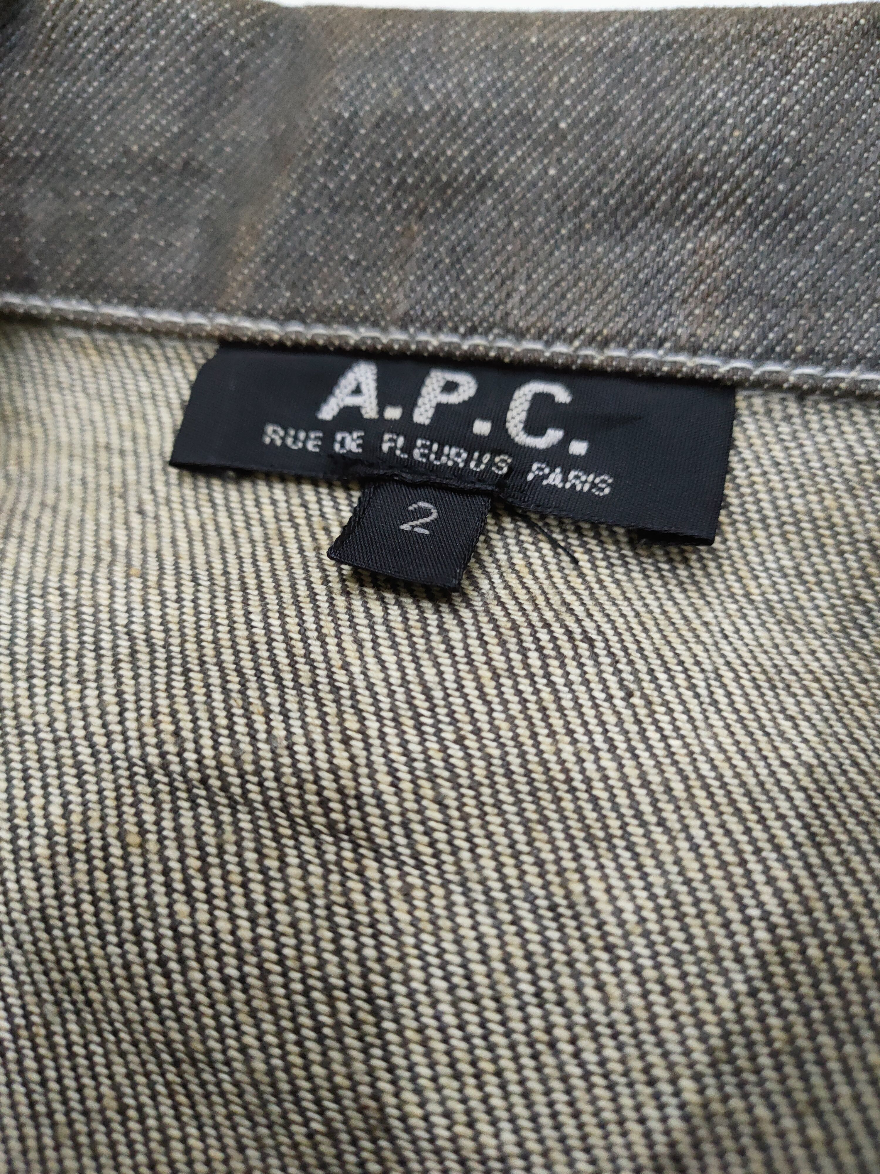 A.P.C. APC HIVER 2000 DENIM JACKET SIZE 2 LIKE NEW Size US M / EU 48-50 / 2 - 7 Thumbnail