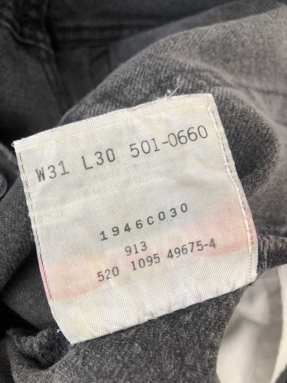 Levi's Vintage 1995 Levi’s 501 Jeans Faded Black Denim Size US 31 - 19 Thumbnail