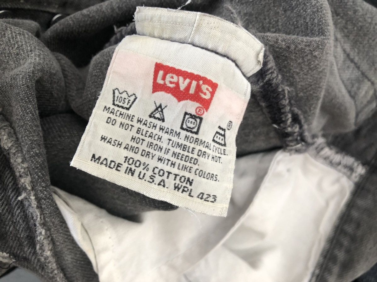 Levi's Vintage 1995 Levi’s 501 Jeans Faded Black Denim Size US 31 - 18 Thumbnail