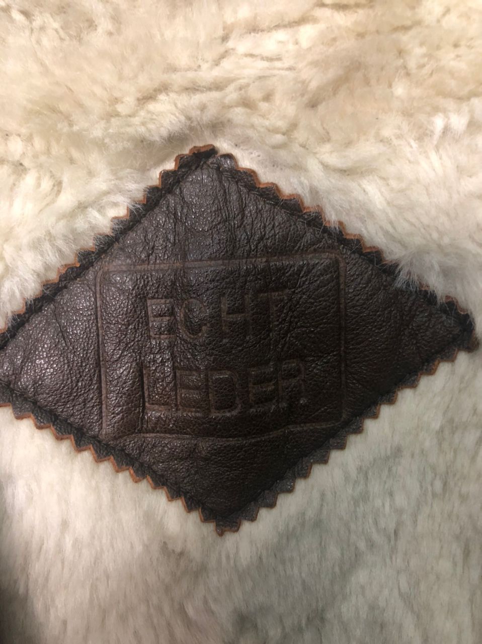 Leather Vintage Echt Leder Zipper Ups Sherpa Leather Jacket Size US XL / EU 56 / 4 - 11 Thumbnail