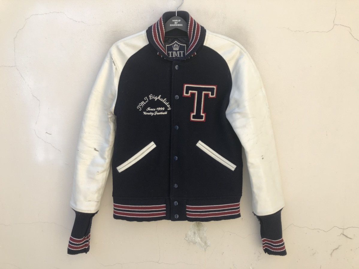 TMT TMT Japan Trashed Varsity Jacket Big Holiday University Size US M / EU 48-50 / 2 - 12 Thumbnail