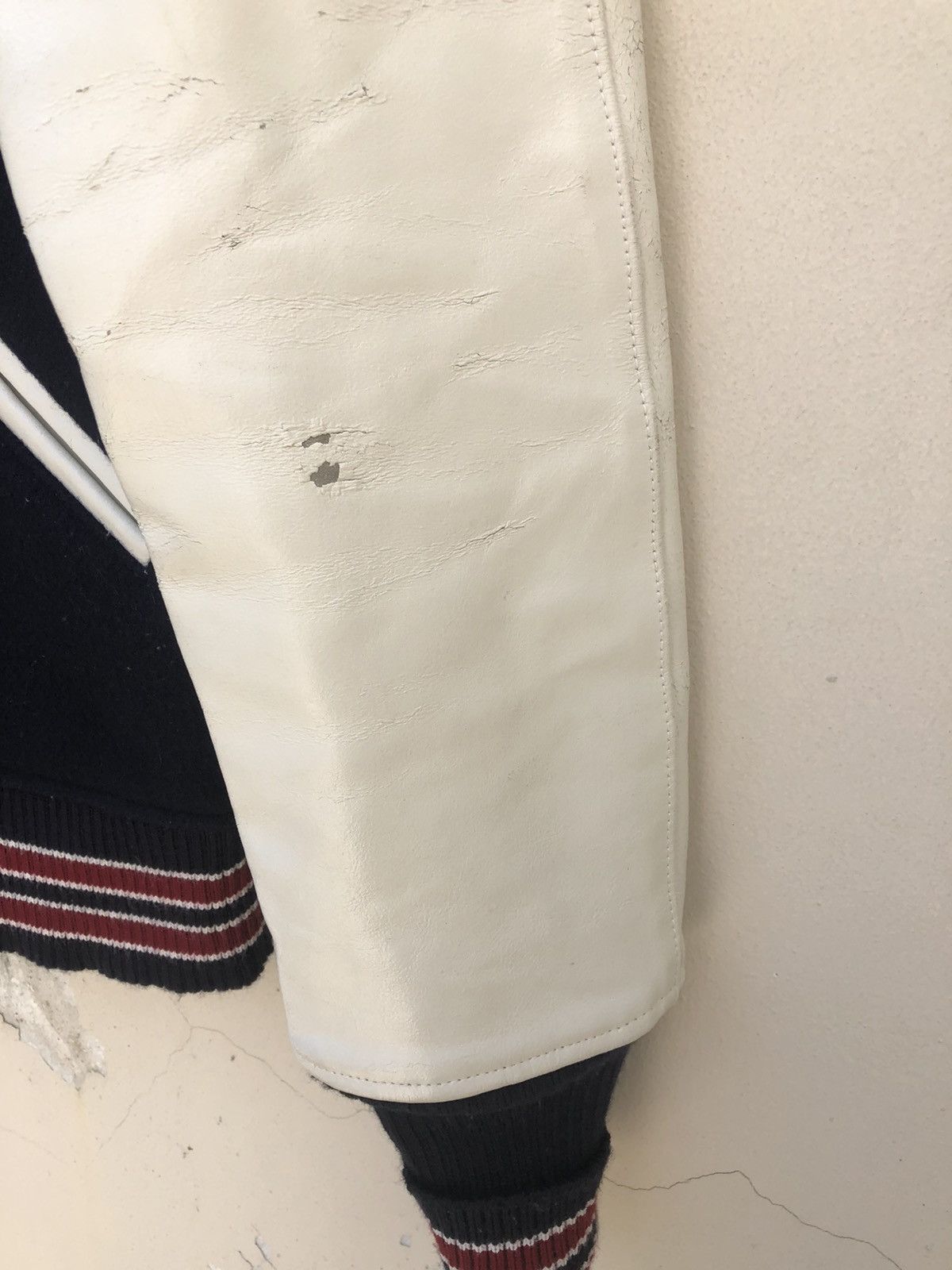 TMT TMT Japan Trashed Varsity Jacket Big Holiday University Size US M / EU 48-50 / 2 - 7 Thumbnail