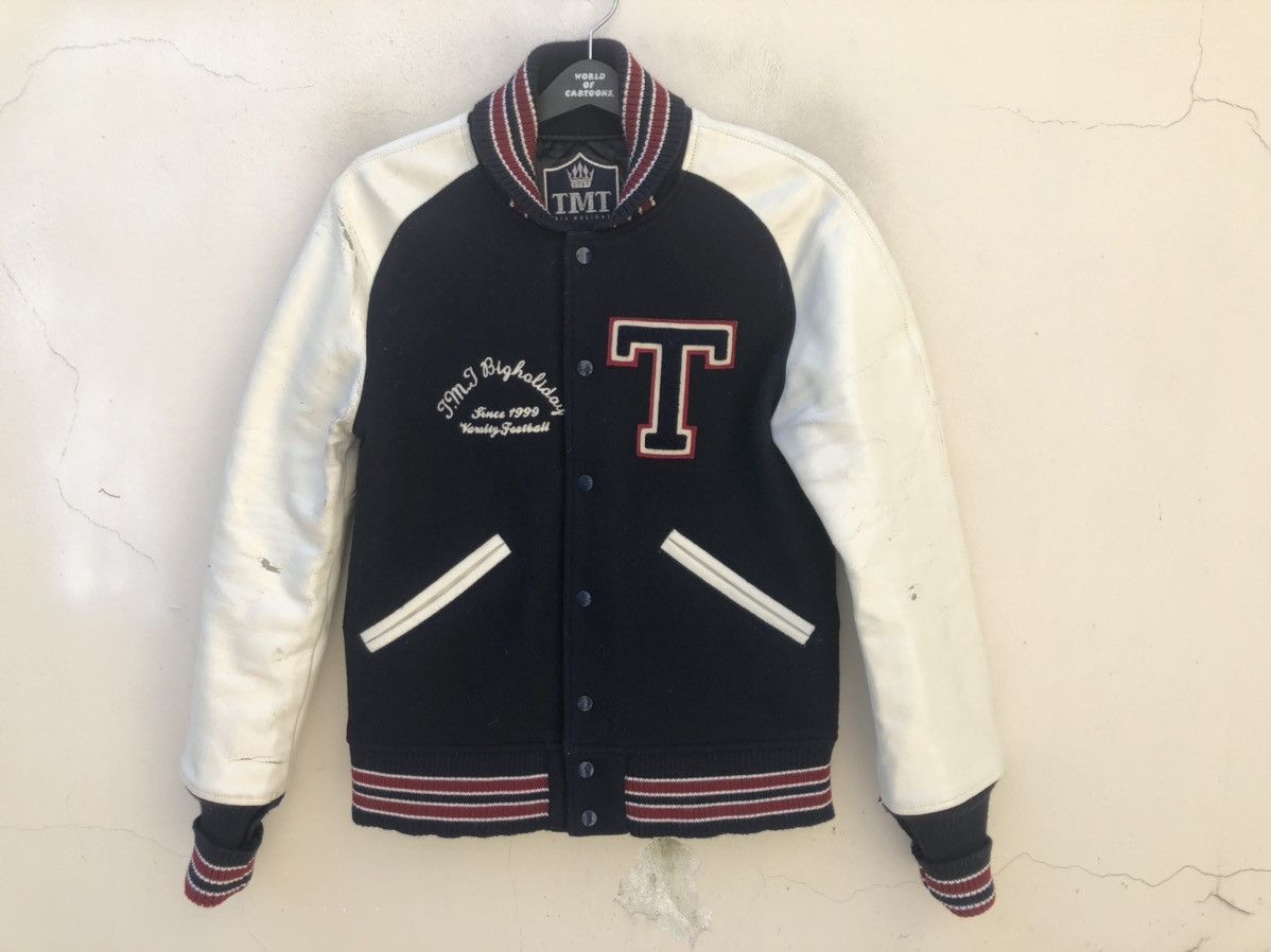 TMT TMT Japan Trashed Varsity Jacket Big Holiday University Size US M / EU 48-50 / 2 - 3 Thumbnail
