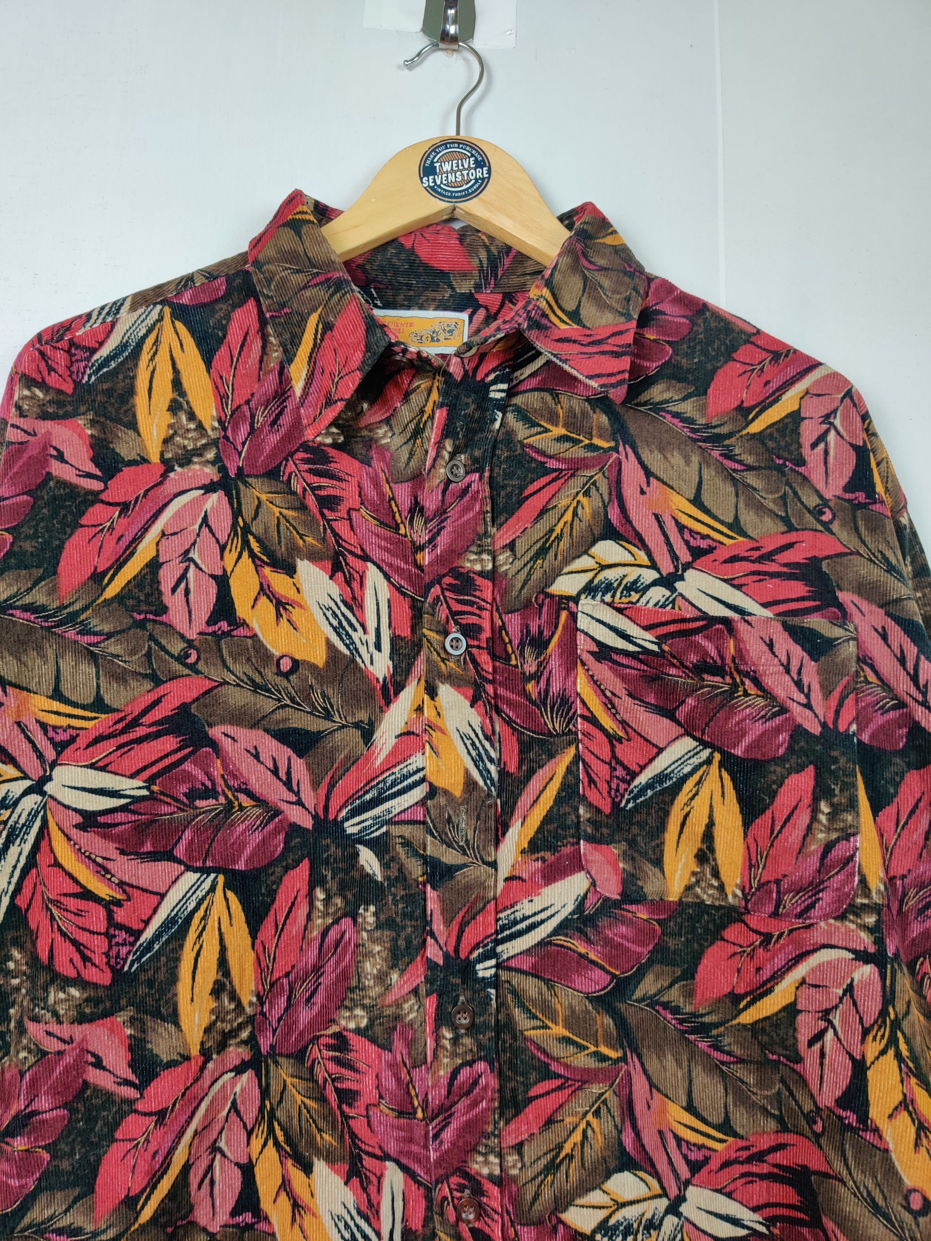 Flannel × Japanese Brand Vintage Flannel Floral Motif Shirt Button Up Size US L / EU 52-54 / 3 - 4 Thumbnail