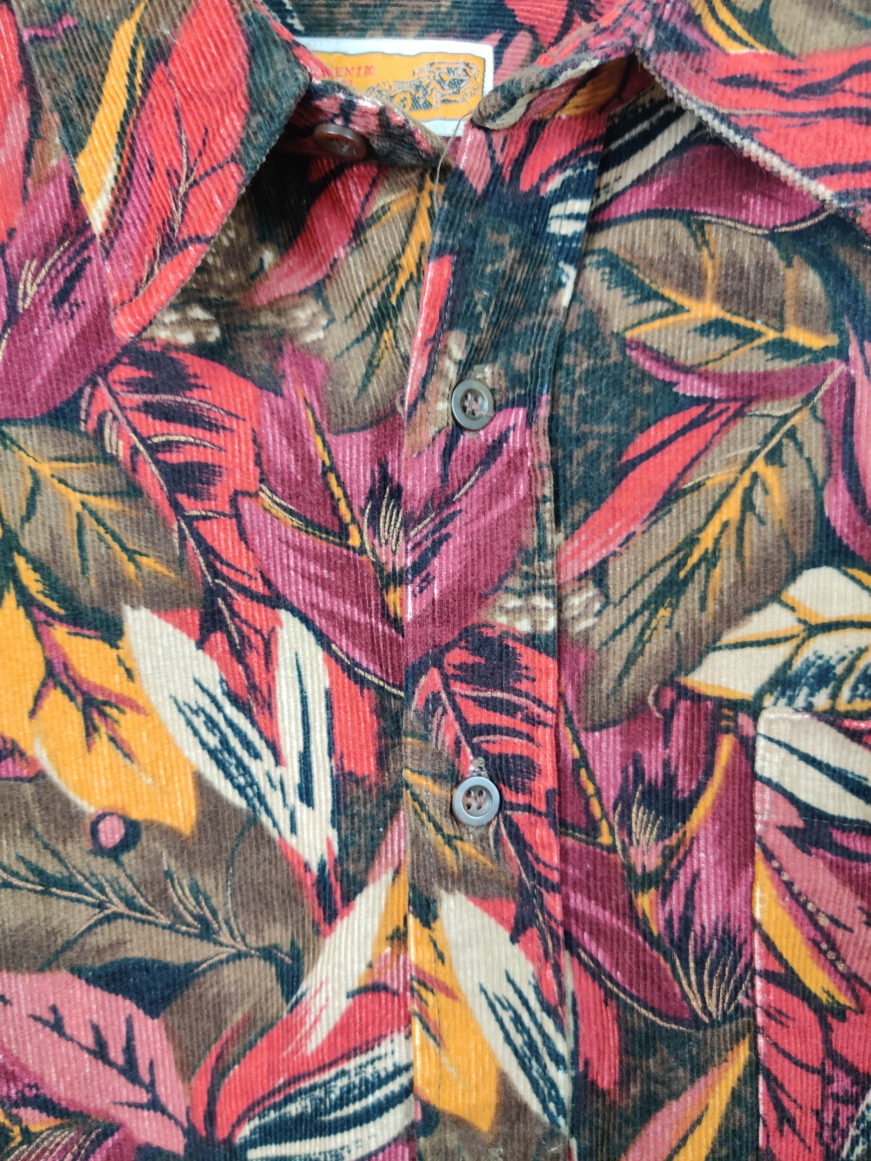 Flannel × Japanese Brand Vintage Flannel Floral Motif Shirt Button Up Size US L / EU 52-54 / 3 - 7 Thumbnail
