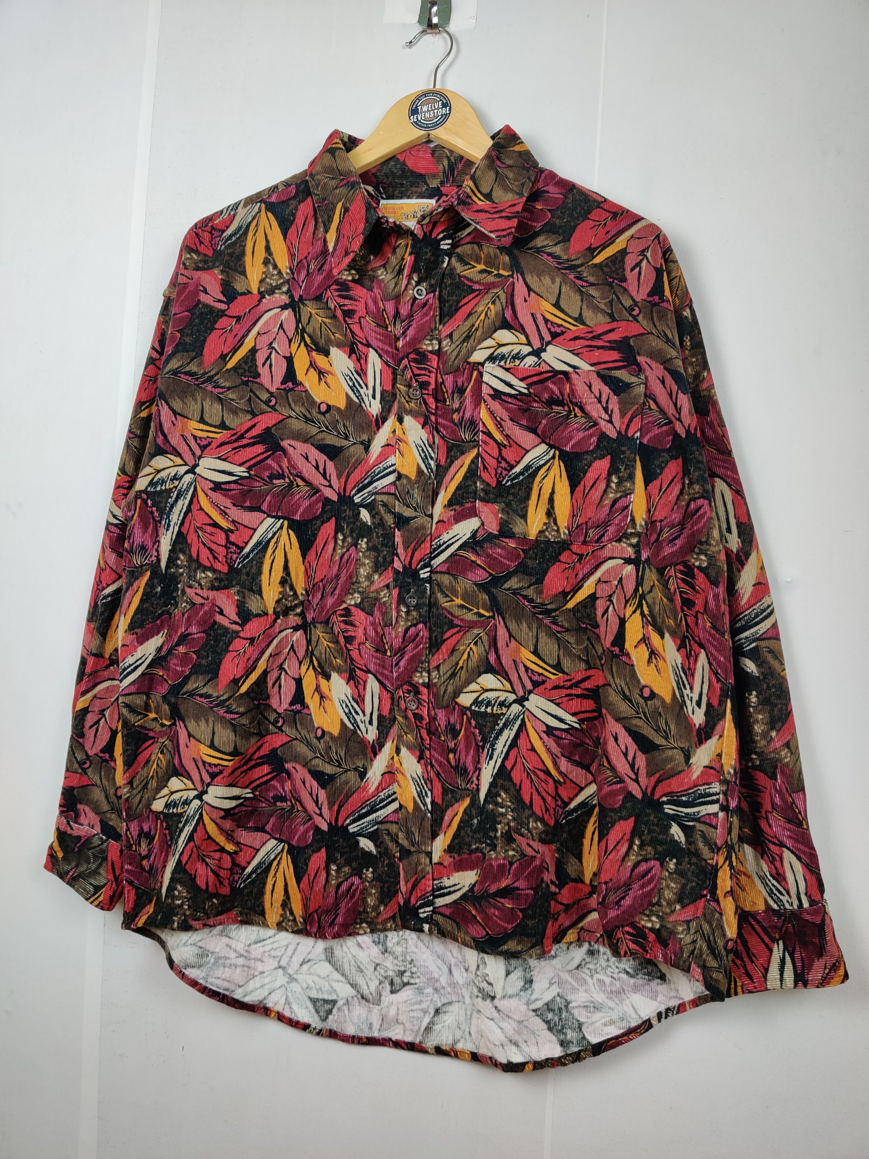 Flannel × Japanese Brand Vintage Flannel Floral Motif Shirt Button Up Size US L / EU 52-54 / 3 - 2 Thumbnail