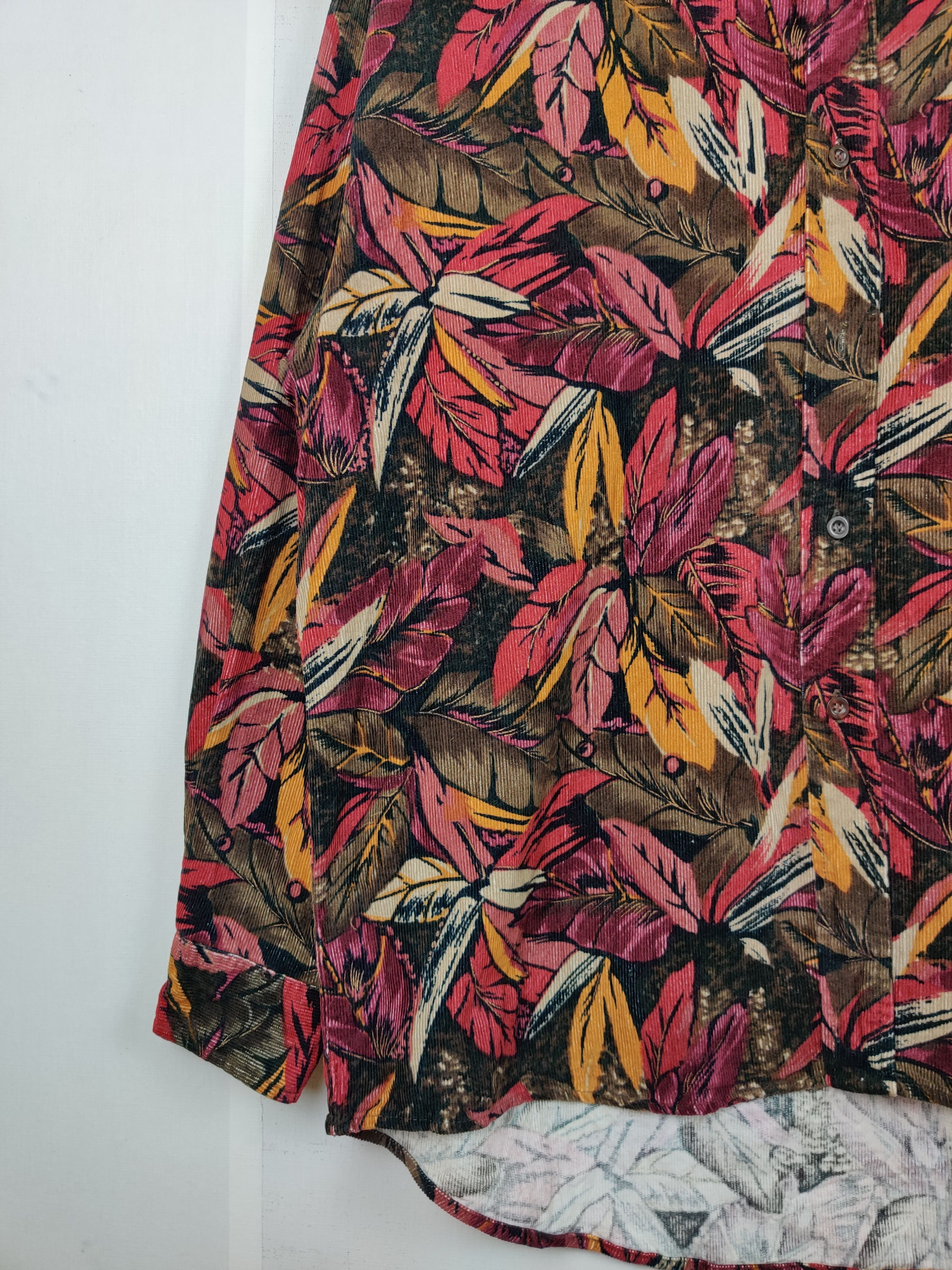 Flannel × Japanese Brand Vintage Flannel Floral Motif Shirt Button Up Size US L / EU 52-54 / 3 - 5 Thumbnail