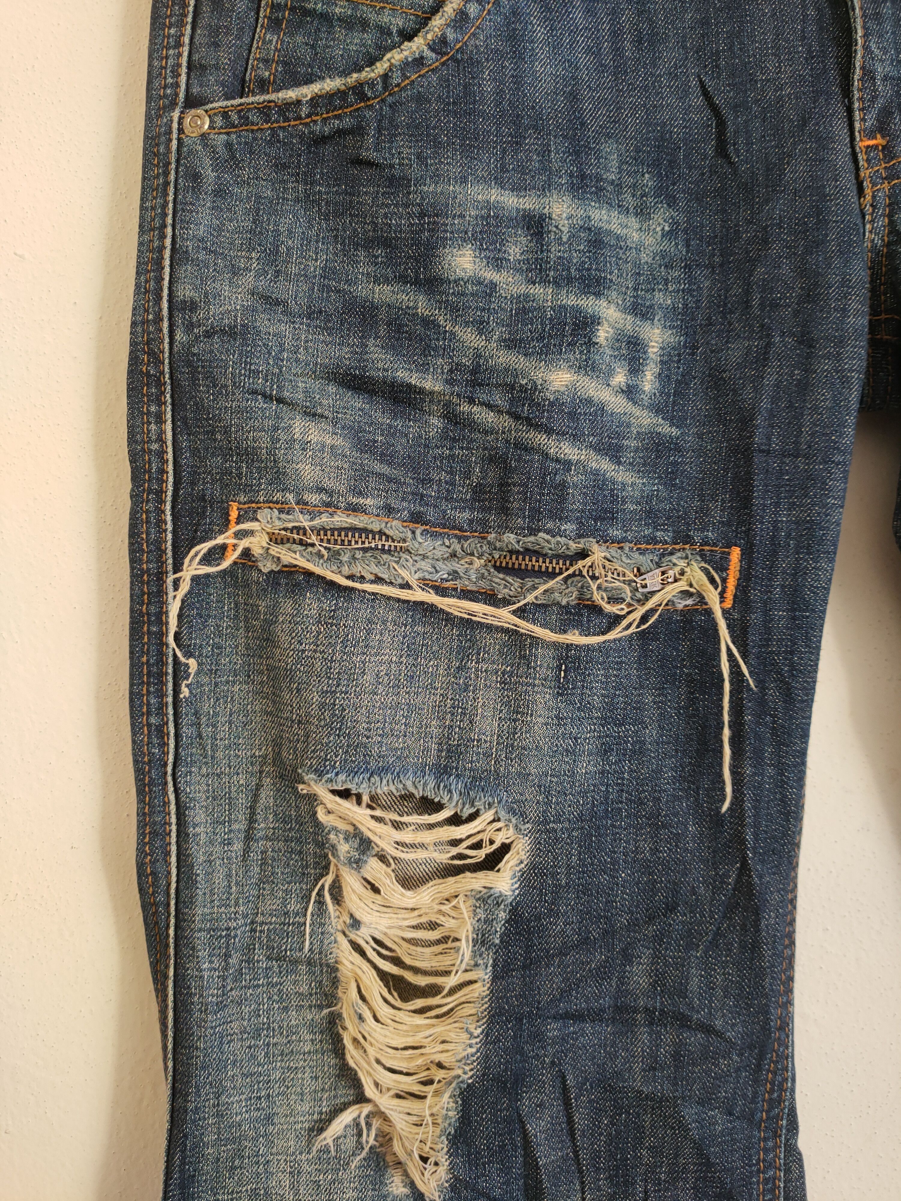 Japanese Brand × Vintage Vintage LB-03 Distressed Denim Size US 32 / EU 48 - 5 Thumbnail