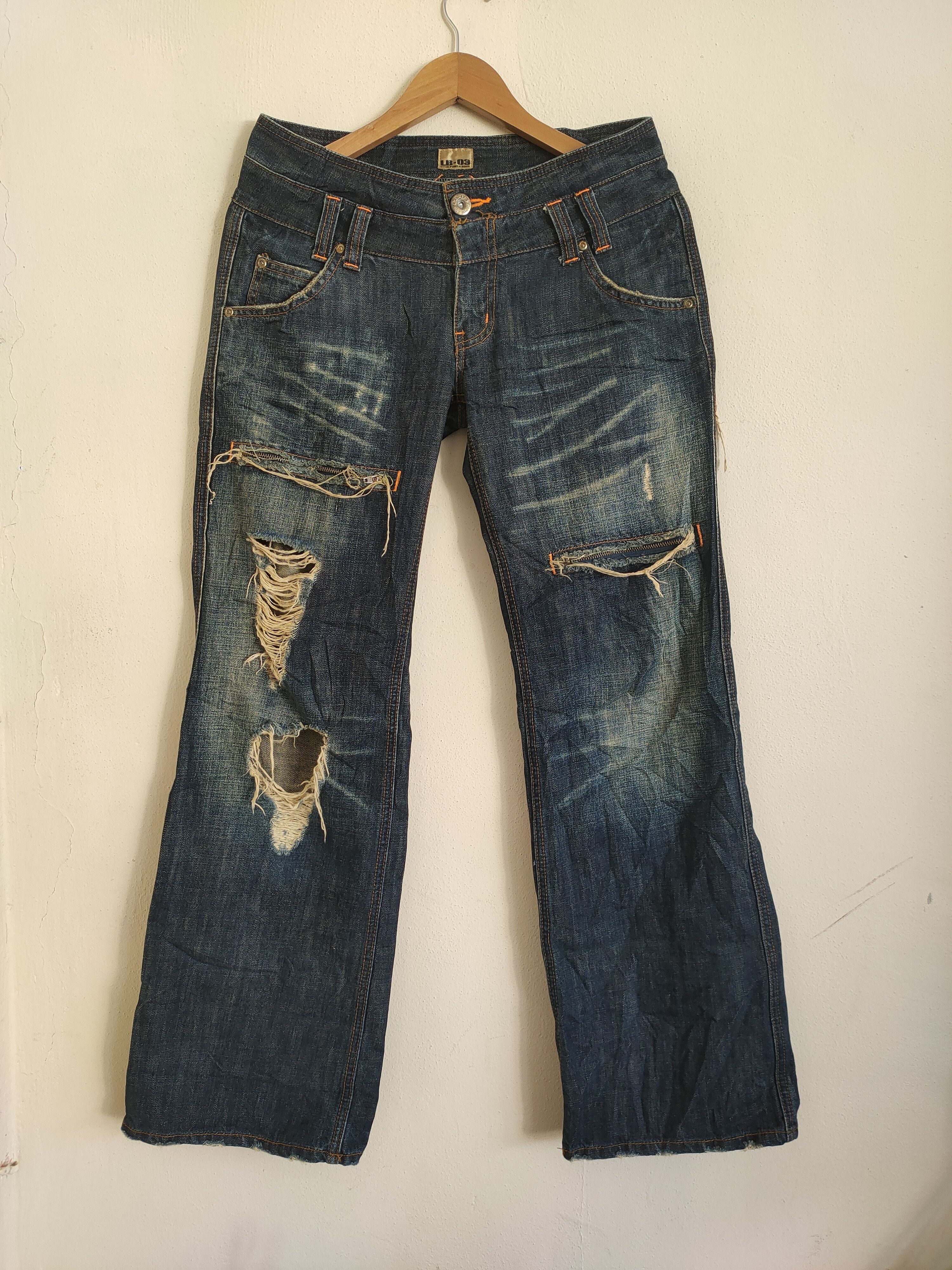 Japanese Brand × Vintage Vintage LB-03 Distressed Denim Size US 32 / EU 48 - 1 Thumbnail