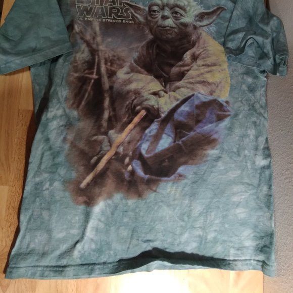 Liquid Blue × Star Wars × Vintage Vintage Liquid Blue Yoda Star Wars Tie Dye T-Shirt Size US L / EU 52-54 / 3 - 2 Thumbnail