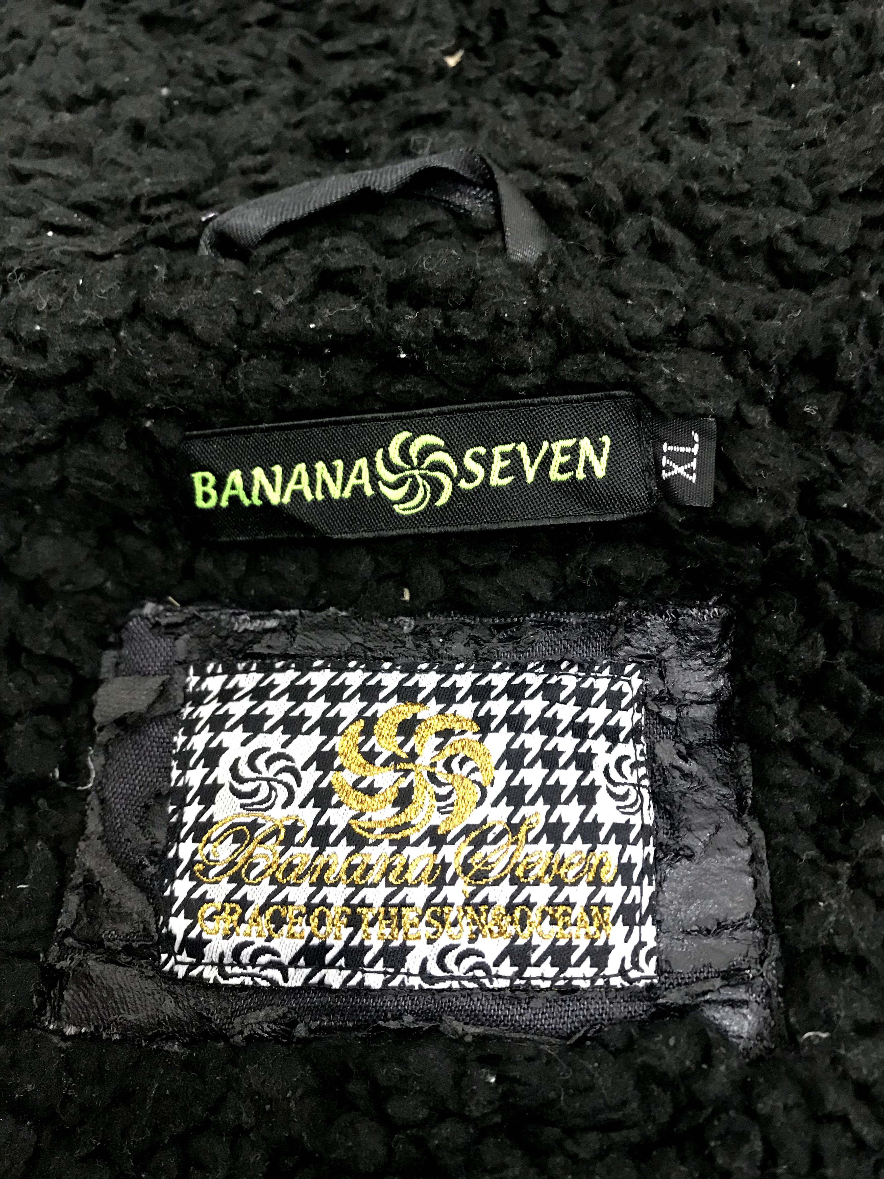 Japanese Brand Vintage Style Banana Seven Hoodie Sweatshirt Sherpa Jacket Size US M / EU 48-50 / 2 - 6 Thumbnail