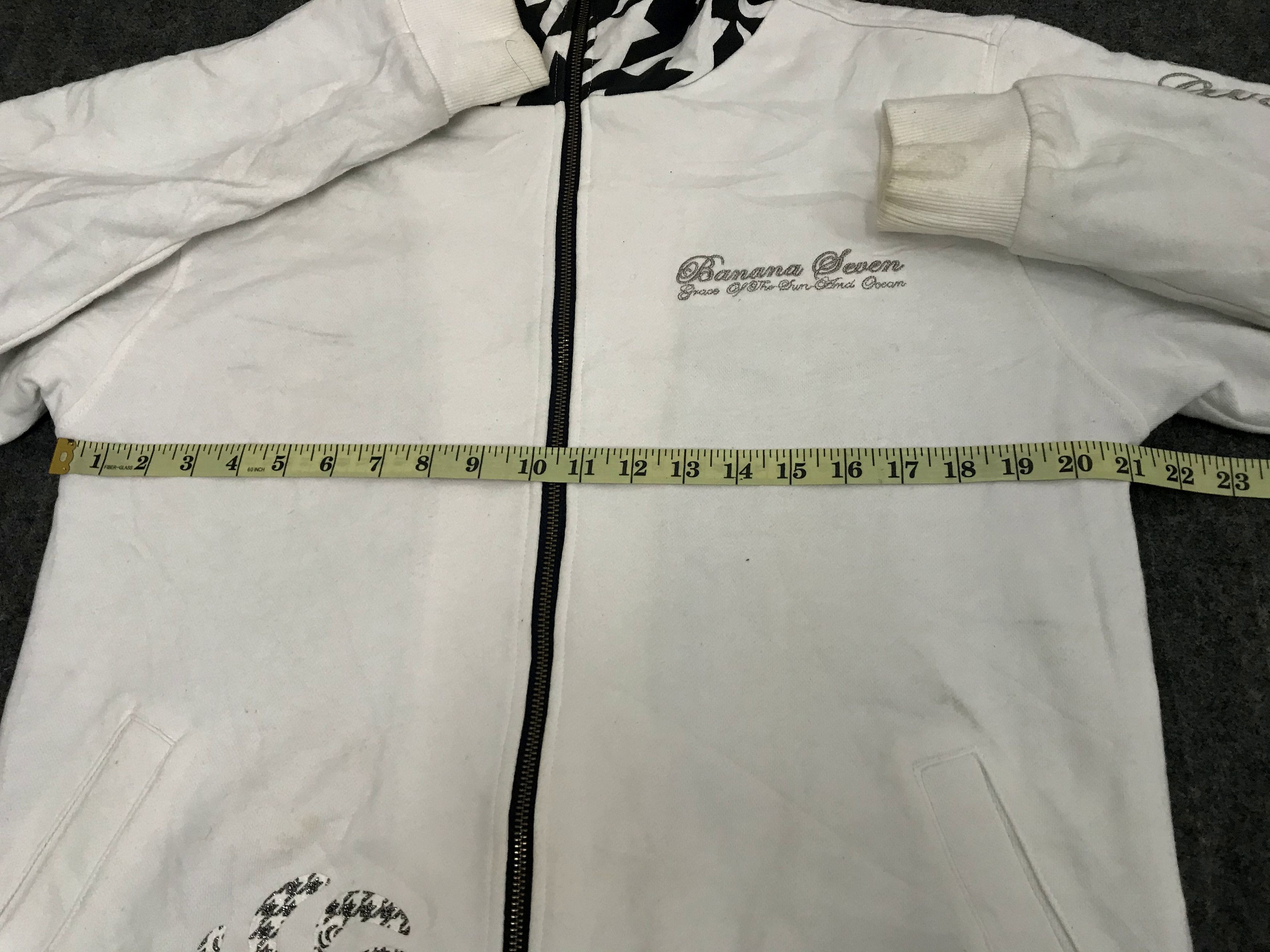 Japanese Brand Vintage Style Banana Seven Hoodie Sweatshirt Sherpa Jacket Size US M / EU 48-50 / 2 - 10 Thumbnail
