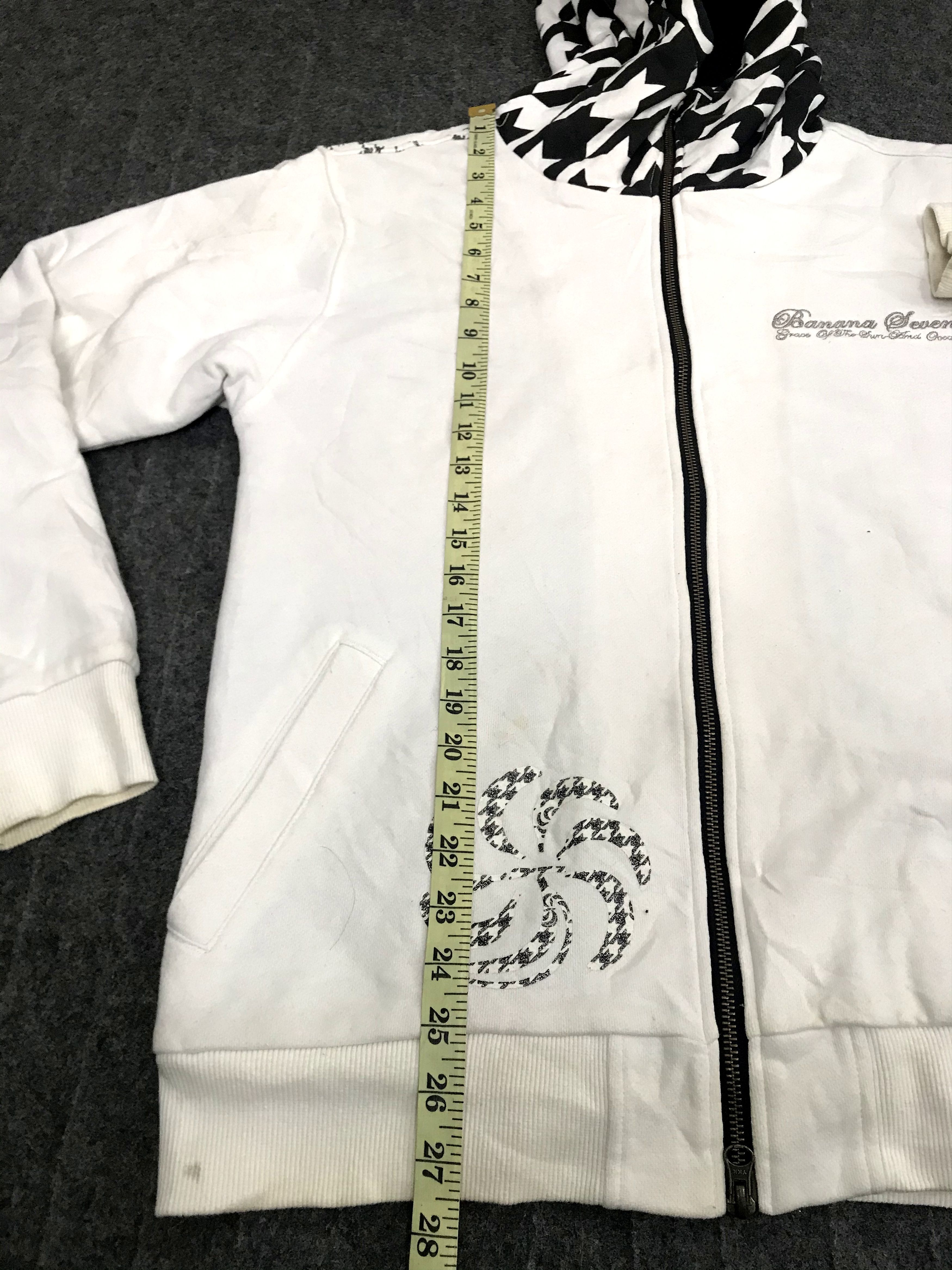 Japanese Brand Vintage Style Banana Seven Hoodie Sweatshirt Sherpa Jacket Size US M / EU 48-50 / 2 - 11 Thumbnail
