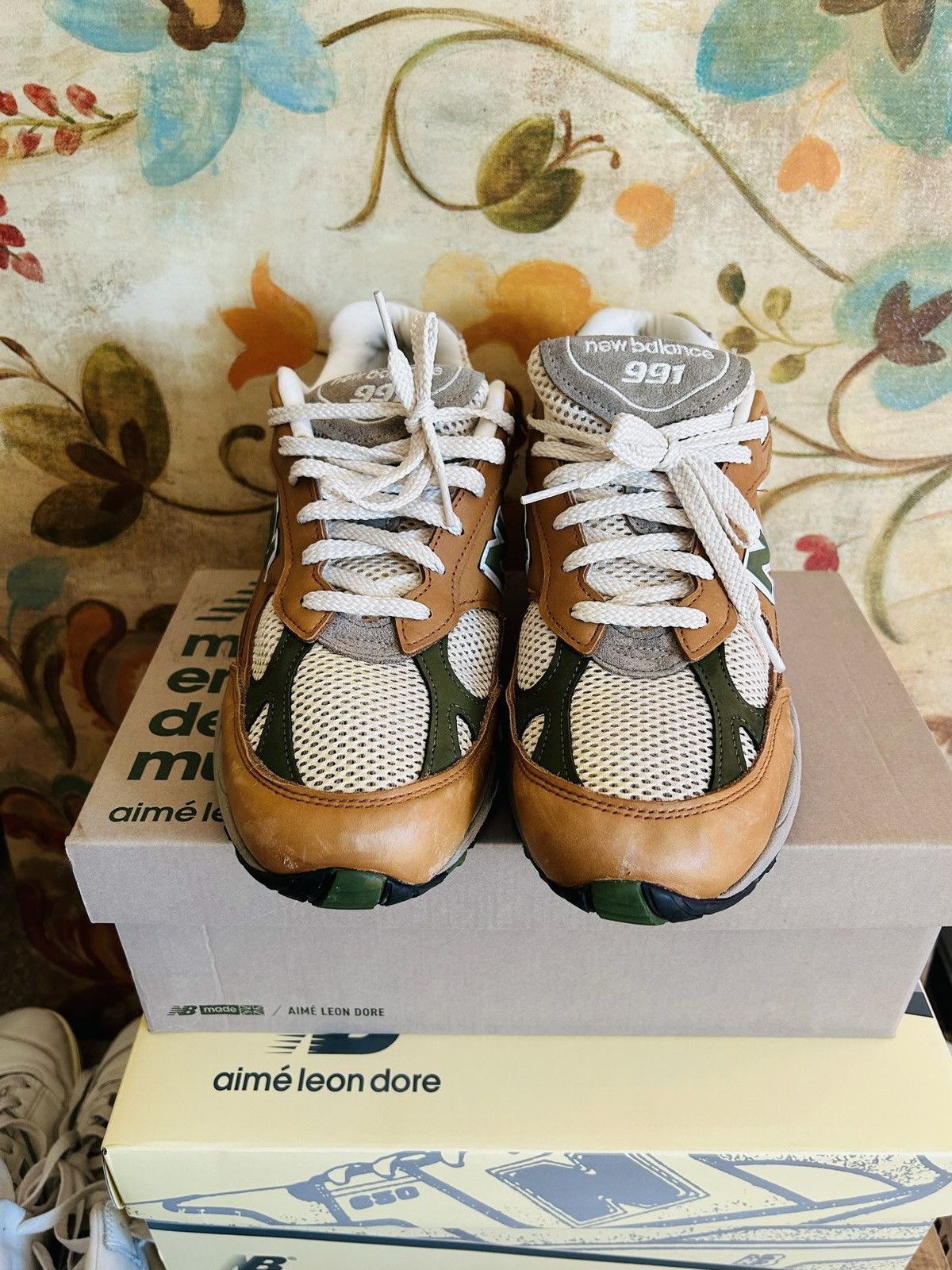 Aime Leon Dore × New Balance Aimé Leon Dore x 991 Made in England 'Tan' Size US 9 / EU 42 - 3 Thumbnail