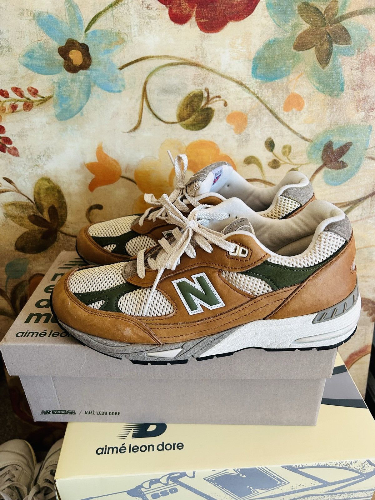 Aime Leon Dore × New Balance Aimé Leon Dore x 991 Made in England 'Tan' Size US 9 / EU 42 - 2 Thumbnail