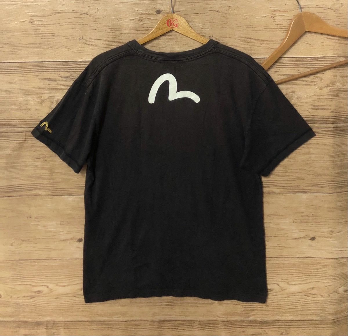 Evisu × Vintage Vintage Evisu T shirt Yamane Distressed M Size US M / EU 48-50 / 2 - 7 Thumbnail