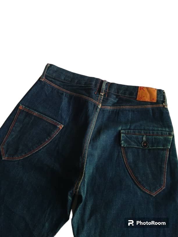 Japanese Brand × Kapital × Vintage Kato Tool Project Nice Design Selvedge Denim Size US 29 - 6 Thumbnail