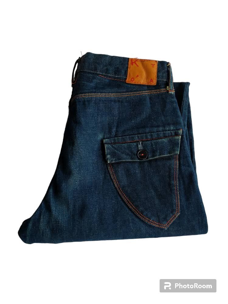 Japanese Brand × Kapital × Vintage Kato Tool Project Nice Design Selvedge Denim Size US 29 - 5 Thumbnail