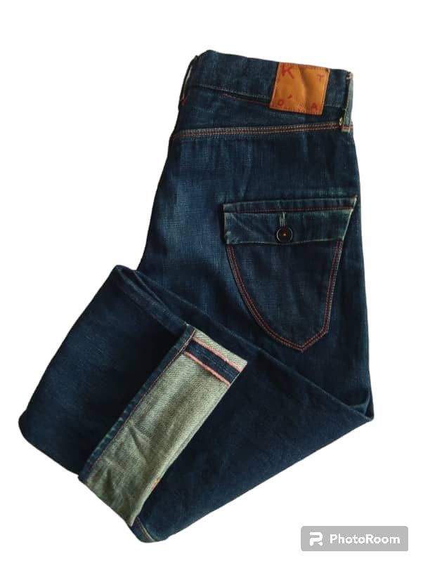 Japanese Brand × Kapital × Vintage Kato Tool Project Nice Design Selvedge Denim Size US 29 - 11 Thumbnail