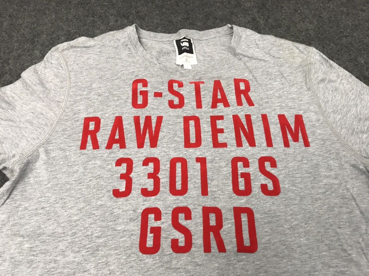 G-Star G-stars Raw Denim Promo Tee T-shirt Streetwear Brand Size US M / EU 48-50 / 2 - 2 Thumbnail