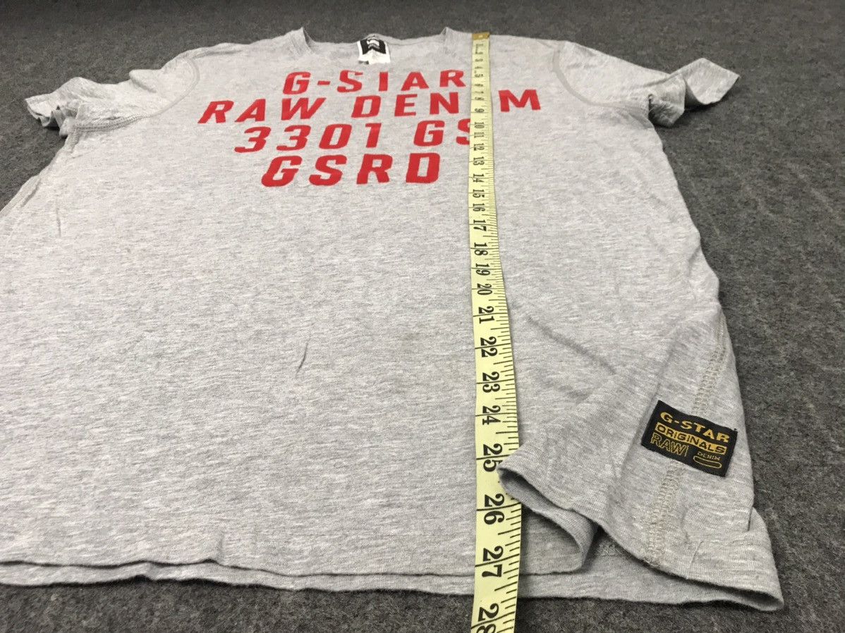 G-Star G-stars Raw Denim Promo Tee T-shirt Streetwear Brand Size US M / EU 48-50 / 2 - 7 Thumbnail