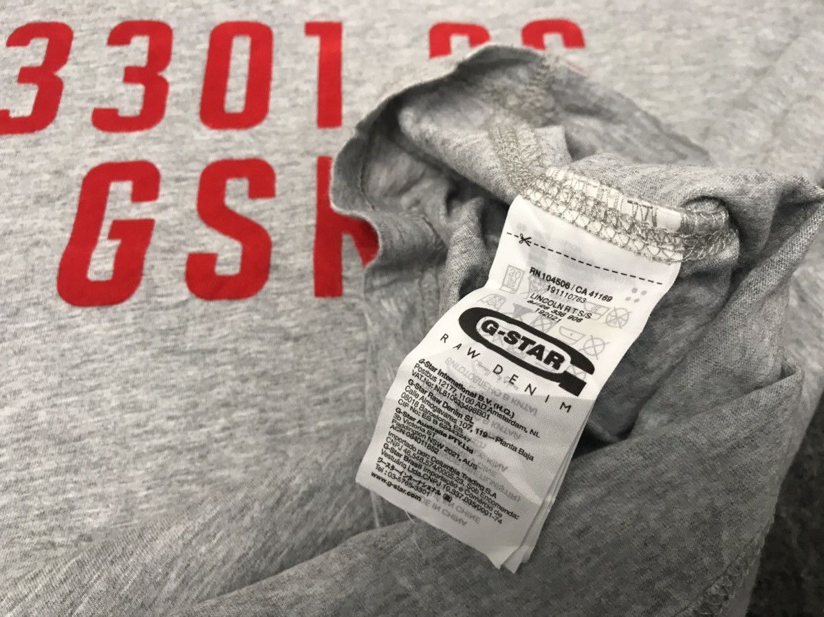 G-Star G-stars Raw Denim Promo Tee T-shirt Streetwear Brand Size US M / EU 48-50 / 2 - 4 Thumbnail