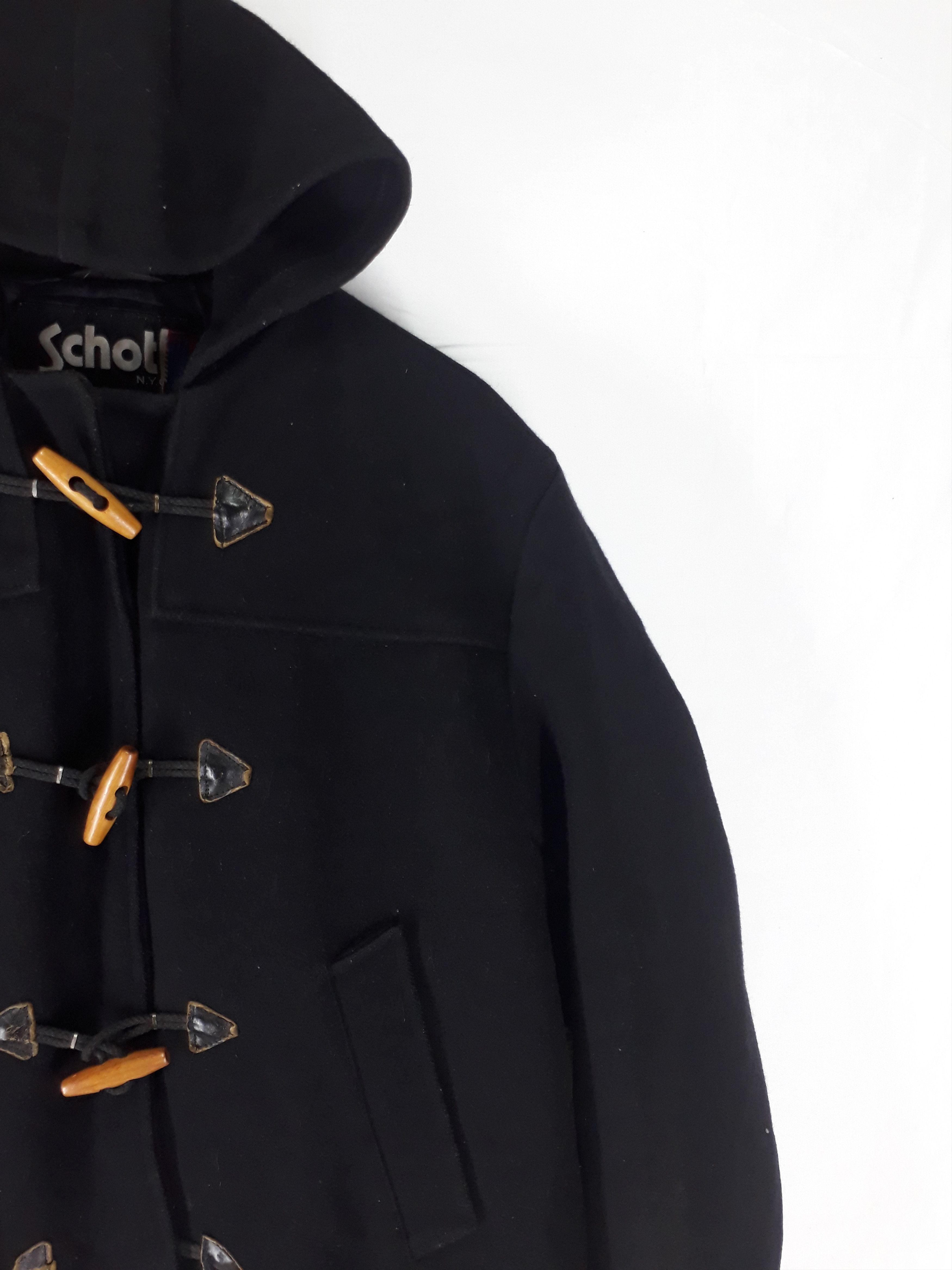 Schott Puffer Schott NYC 740 N Jacket Made in Usa With Hoodie Size US L / EU 52-54 / 3 - 4 Thumbnail