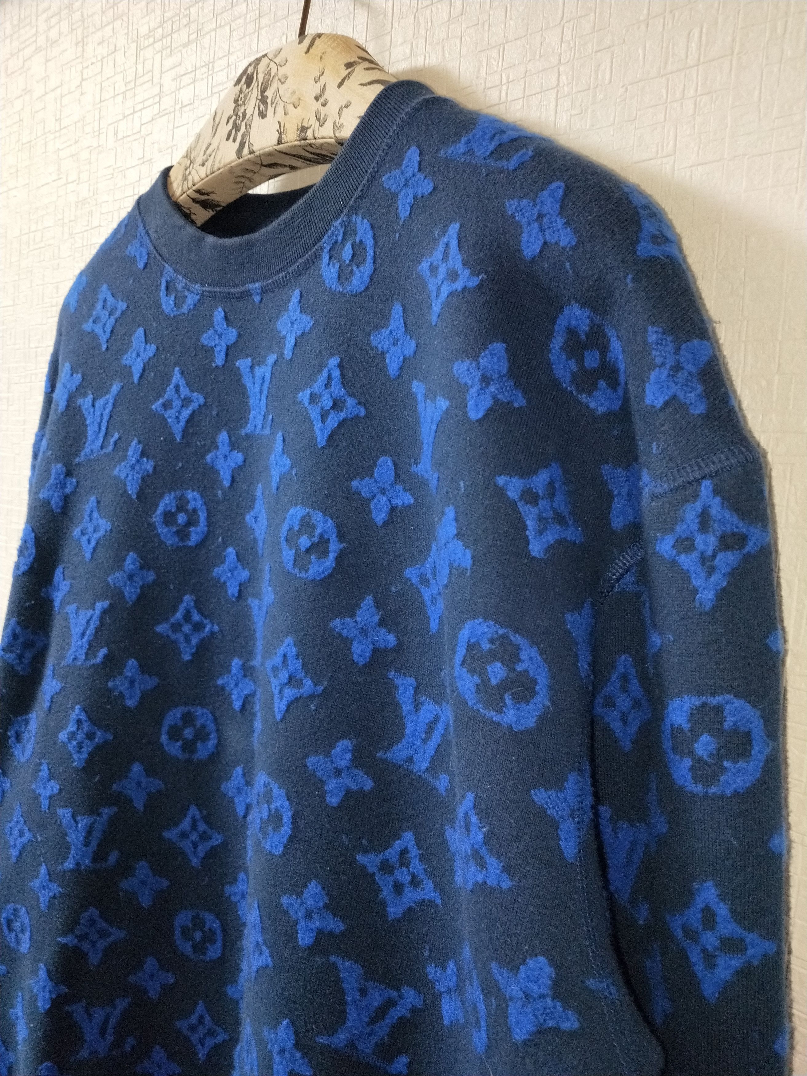 Louis Vuitton Monogram Jacquard Sweatshirt Size US L / EU 52-54 / 3 - 3 Thumbnail