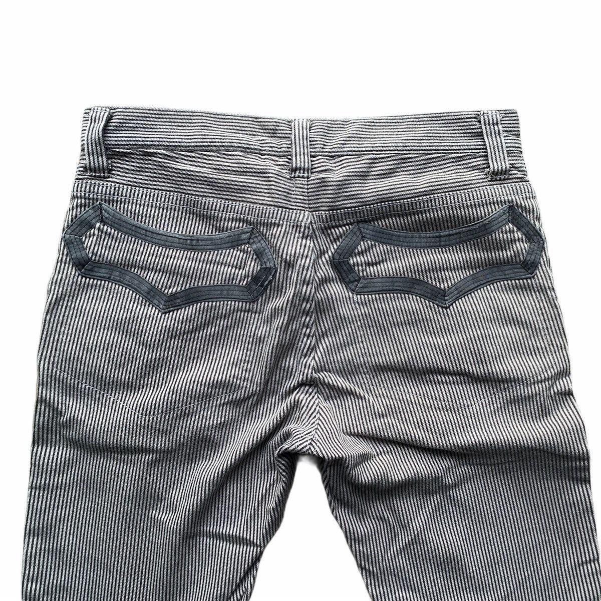 Number (N)ine × Takahiromiyashita The Soloist. SS09 The Lonesome Heroes Stripped Pants Size US 30 / EU 46 - 3 Thumbnail