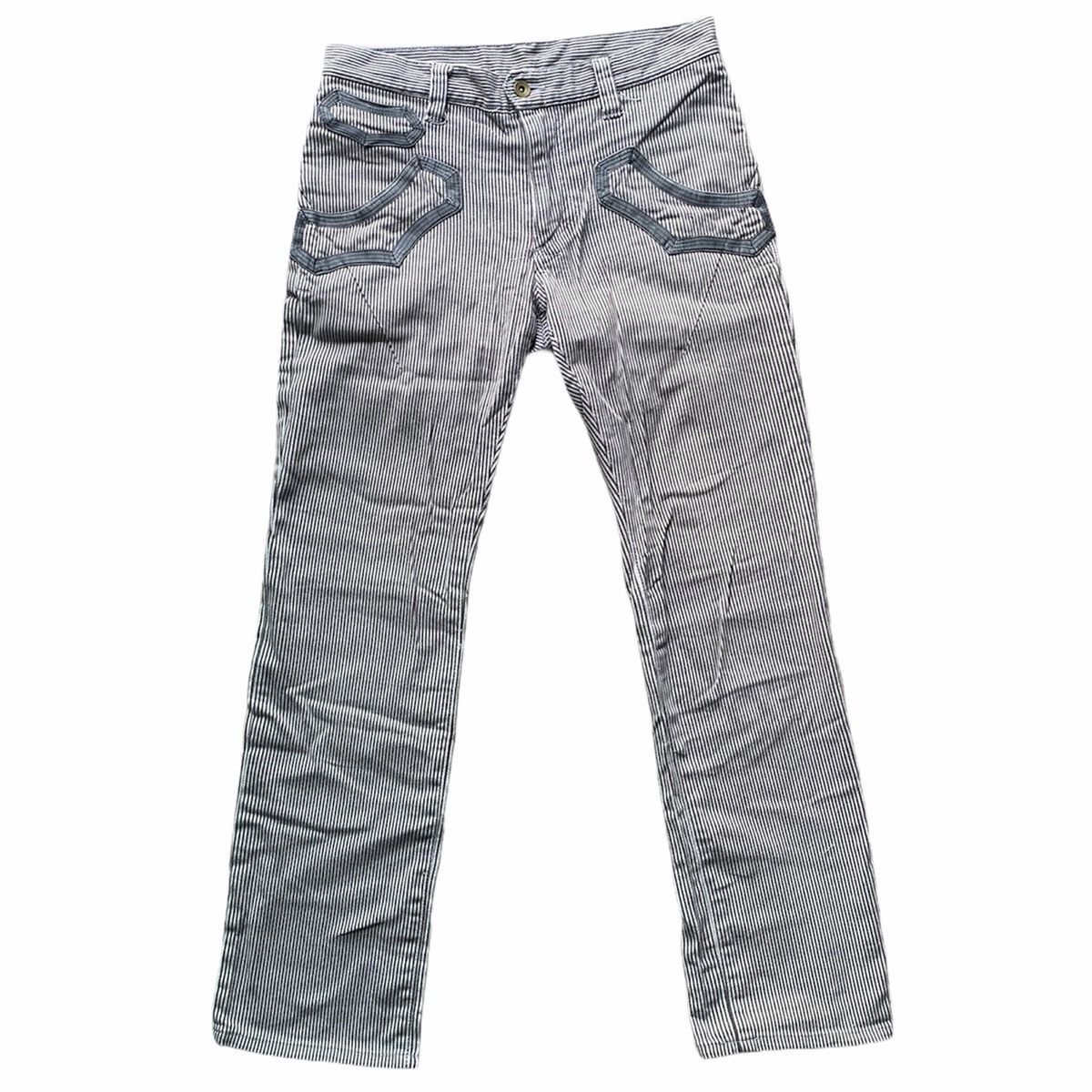 Number (N)ine × Takahiromiyashita The Soloist. SS09 The Lonesome Heroes Stripped Pants Size US 30 / EU 46 - 1 Thumbnail