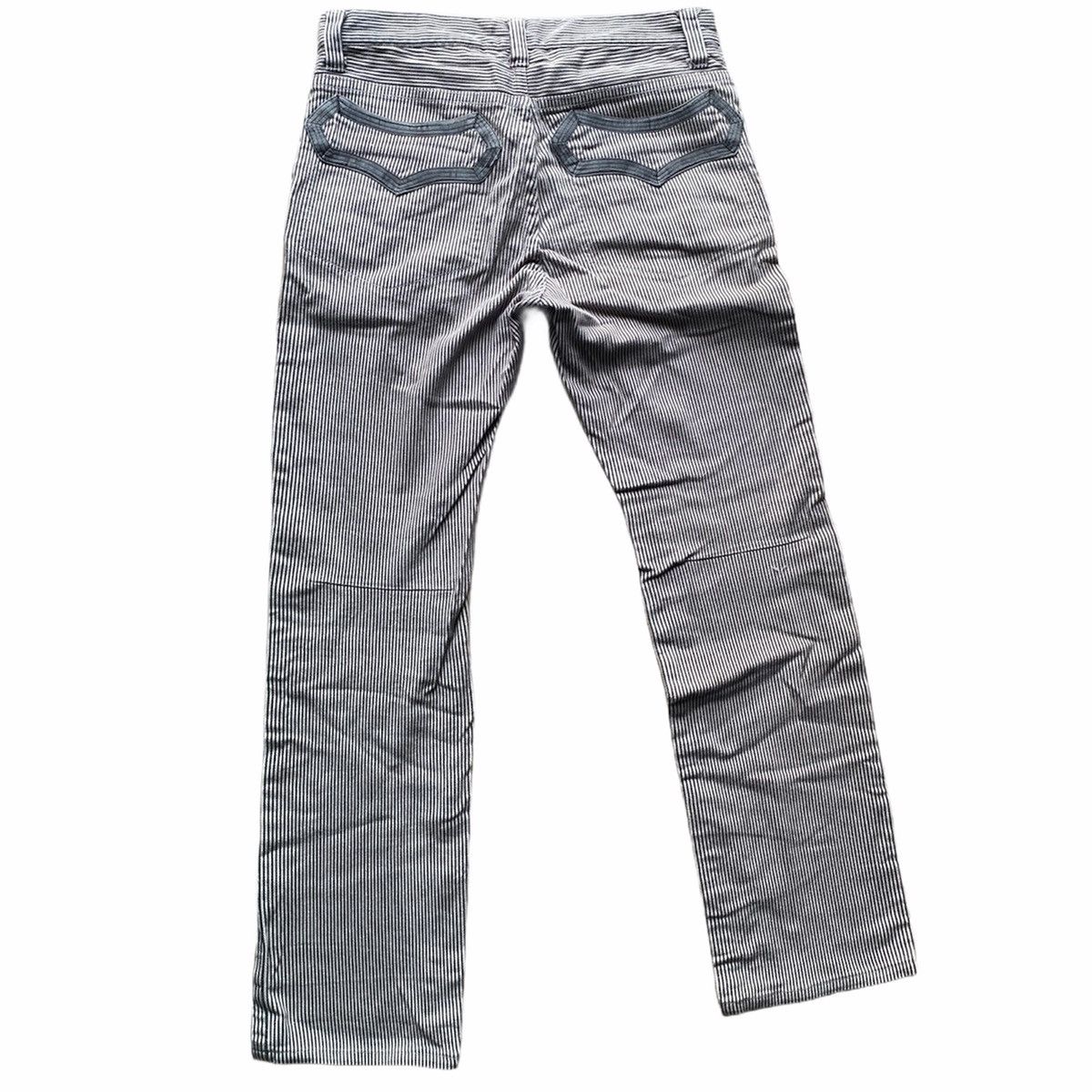 Number (N)ine × Takahiromiyashita The Soloist. SS09 The Lonesome Heroes Stripped Pants Size US 30 / EU 46 - 2 Thumbnail