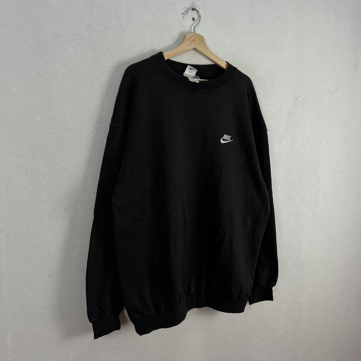 Nike × Vintage VINTAGE NIKE BIG SWOOSH SWEATSHIRT CREWNECK MADE IN USA Size US L / EU 52-54 / 3 - 2 Thumbnail