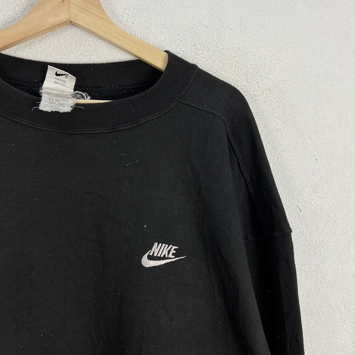 Nike × Vintage VINTAGE NIKE BIG SWOOSH SWEATSHIRT CREWNECK MADE IN USA Size US L / EU 52-54 / 3 - 4 Thumbnail
