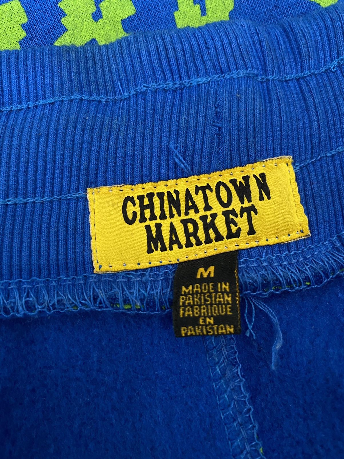Market Chinatown Market Fonts Logo Green Blue Sweatpants Joggers Size US 32 / EU 48 - 4 Thumbnail