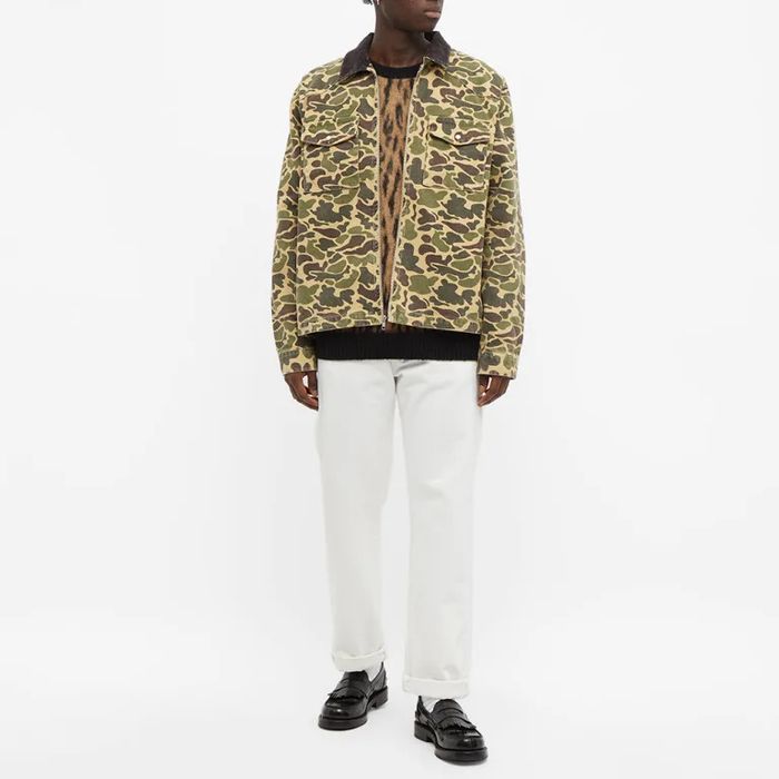 Stussy Stussy Washed Canvas Work Shirt Camo | Grailed