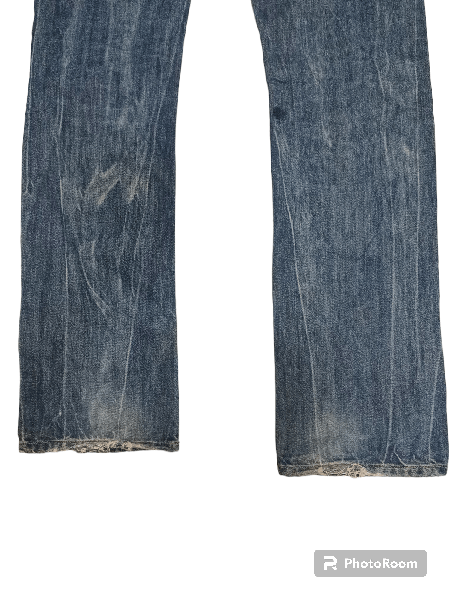 Diesel Hot!!!🔥Diesel Viker Distressed Denim Size US 27 - 9 Thumbnail