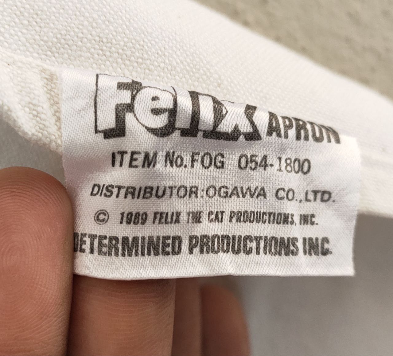 Cartoon Network 1989 Vintage Felix The Cat Apron Size ONE SIZE - 3 Thumbnail
