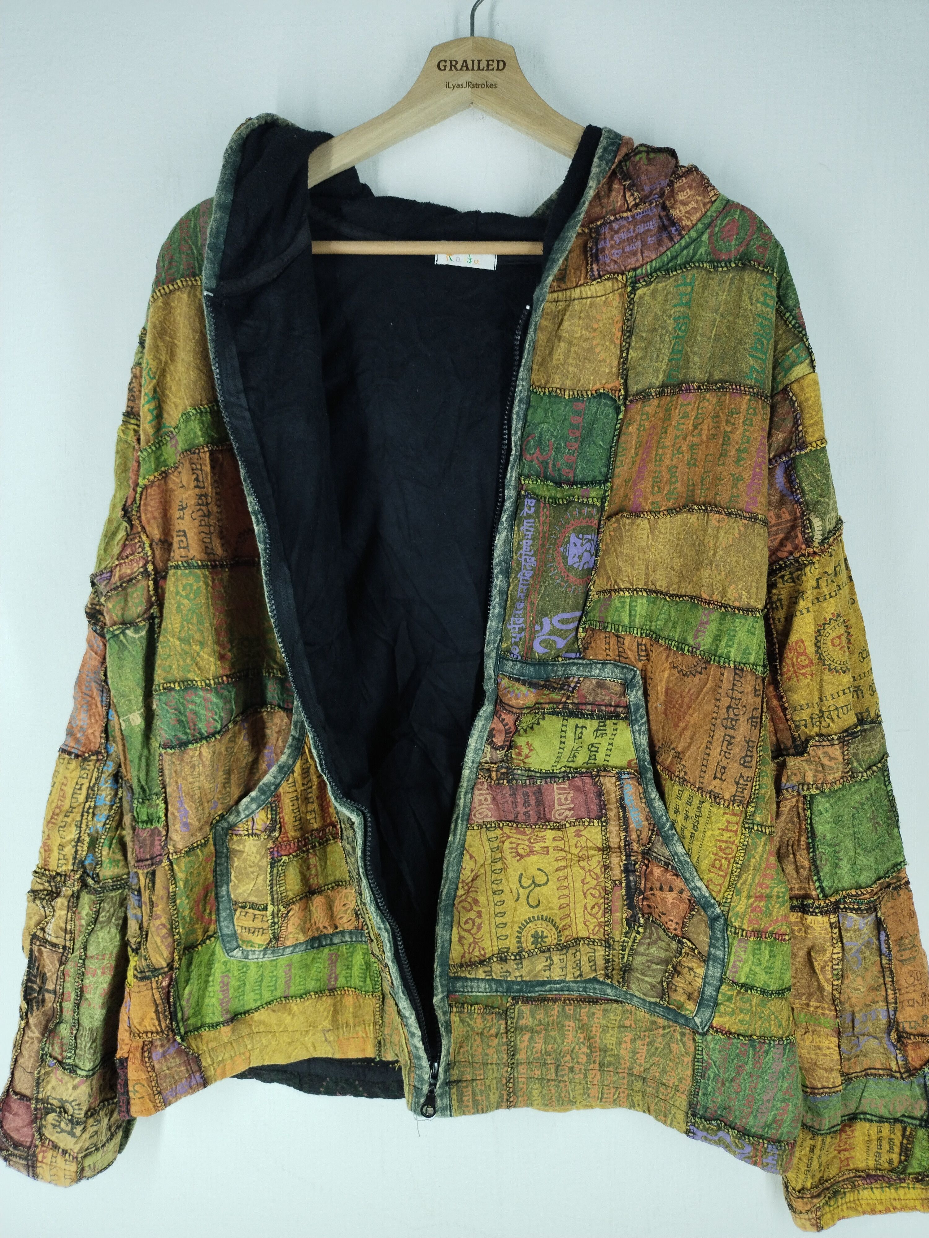 Japanese Brand VINTAGE PATCHWORK SEXUAL HOLLYWOOD SIGN HOODIE Size US L / EU 52-54 / 3 - 7 Thumbnail