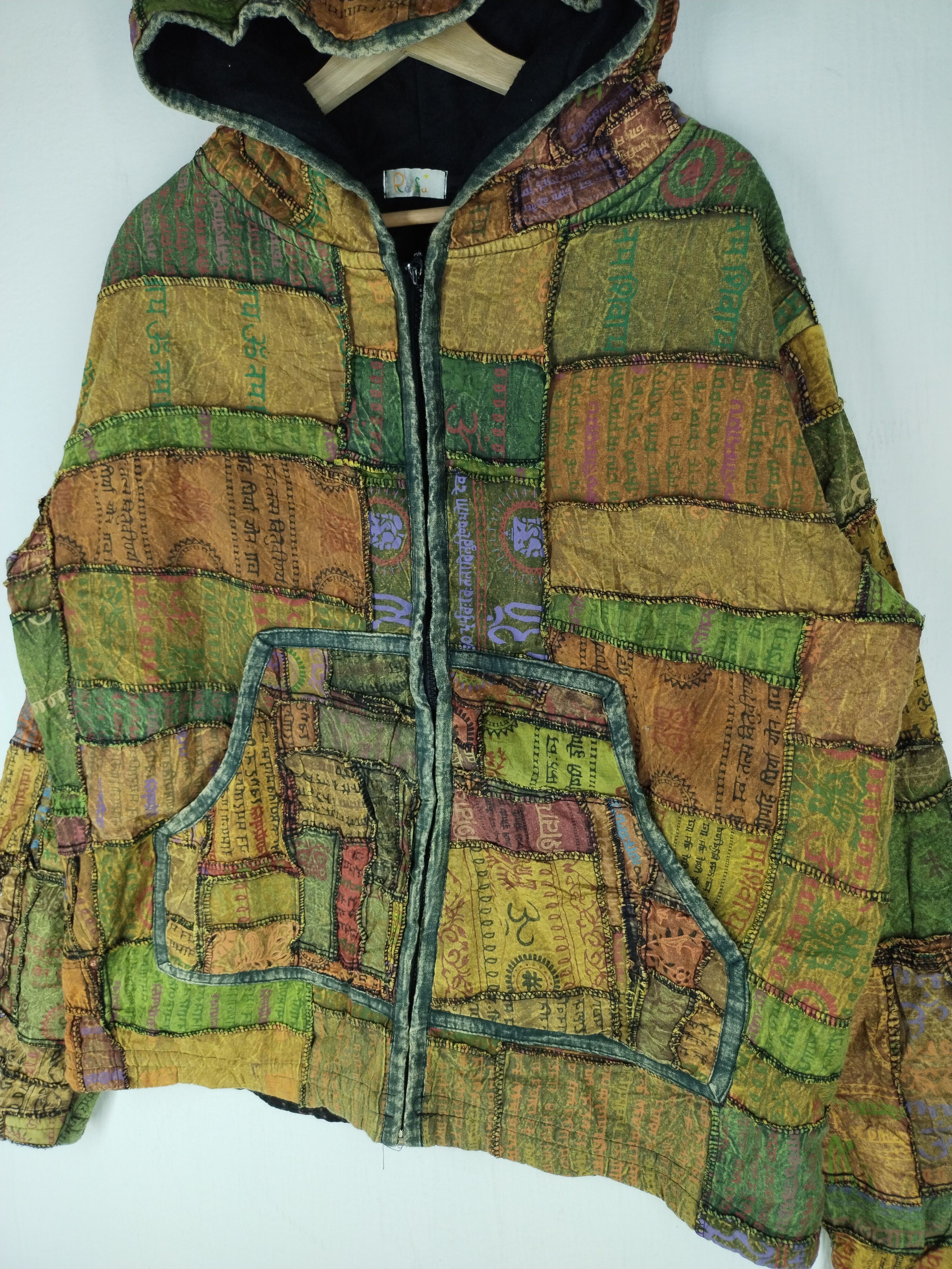 Japanese Brand VINTAGE PATCHWORK SEXUAL HOLLYWOOD SIGN HOODIE Size US L / EU 52-54 / 3 - 3 Thumbnail