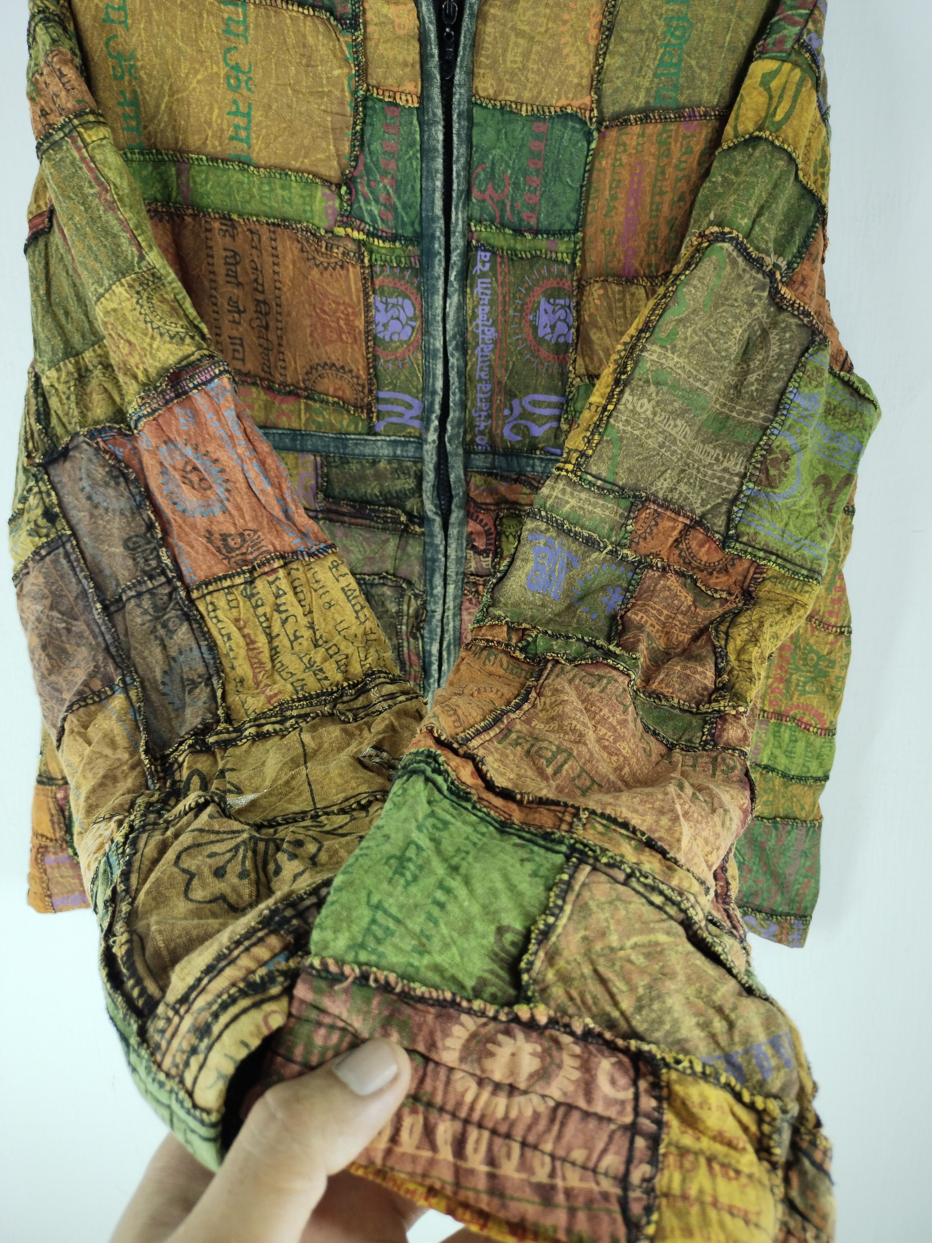 Japanese Brand VINTAGE PATCHWORK SEXUAL HOLLYWOOD SIGN HOODIE Size US L / EU 52-54 / 3 - 10 Thumbnail