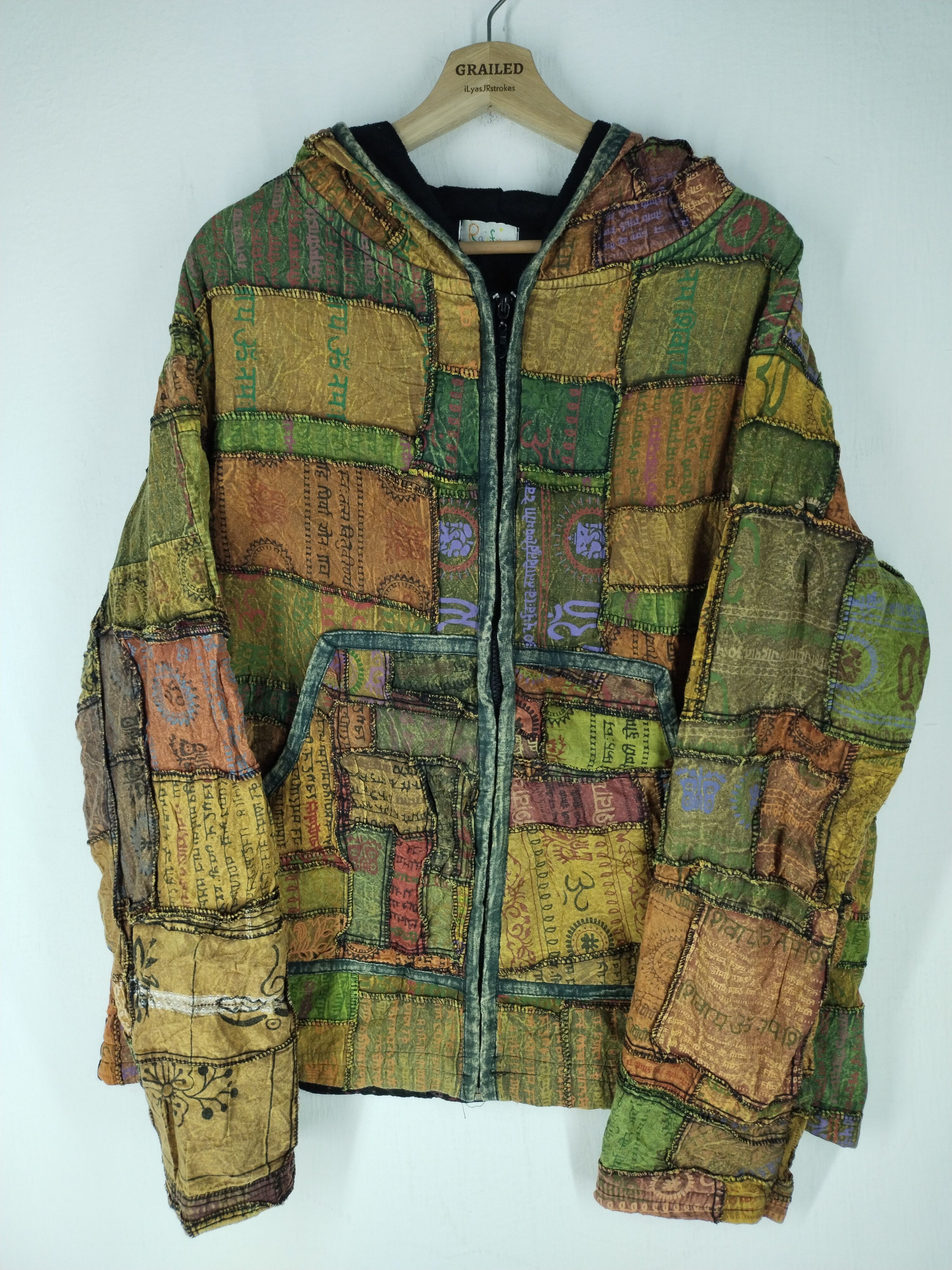 Japanese Brand VINTAGE PATCHWORK SEXUAL HOLLYWOOD SIGN HOODIE Size US L / EU 52-54 / 3 - 1 Thumbnail