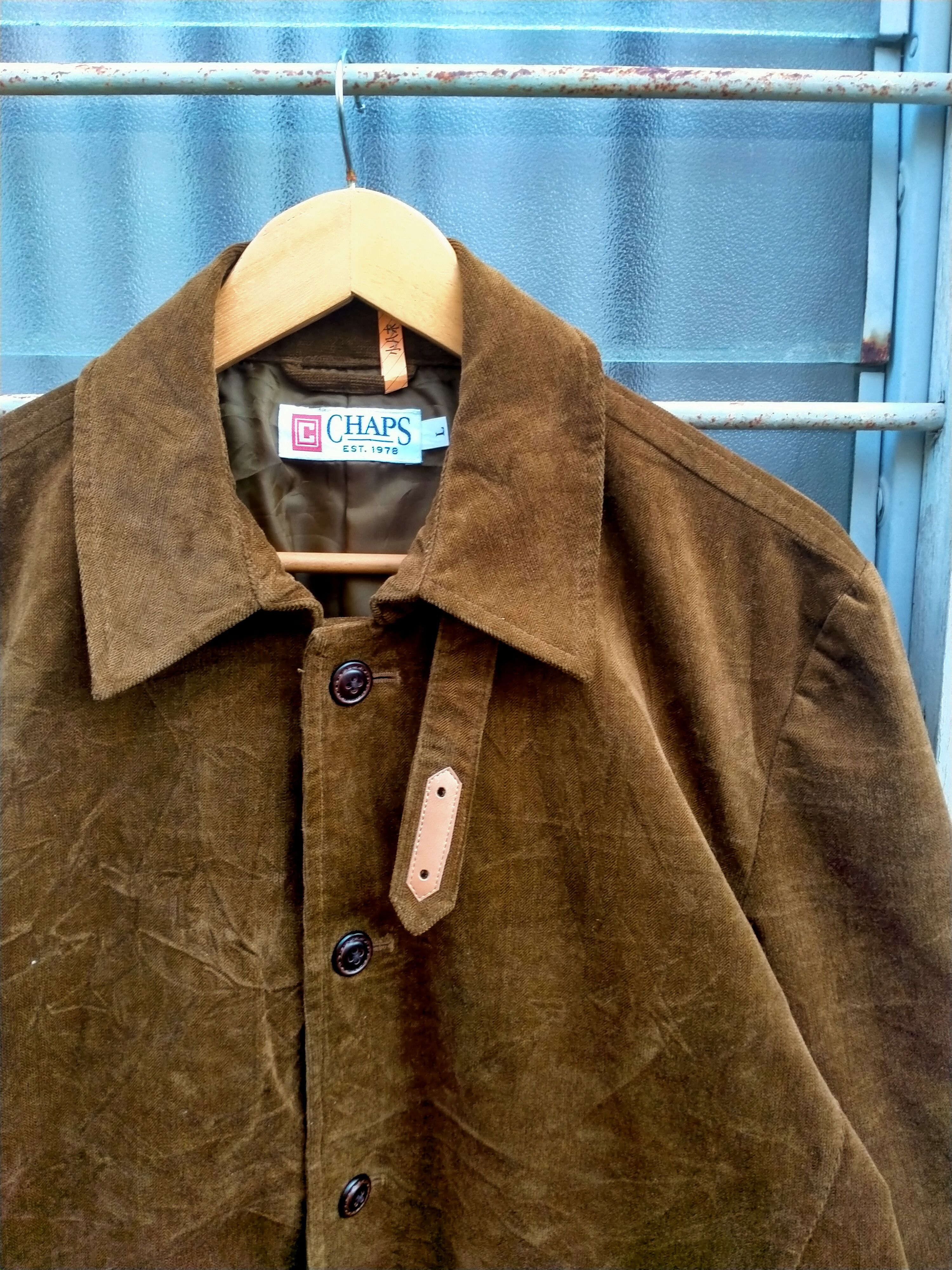 Chaps Ralph Lauren Vintage Chaps Cotton Twill Jacket Size US L / EU 52-54 / 3 - 3 Thumbnail