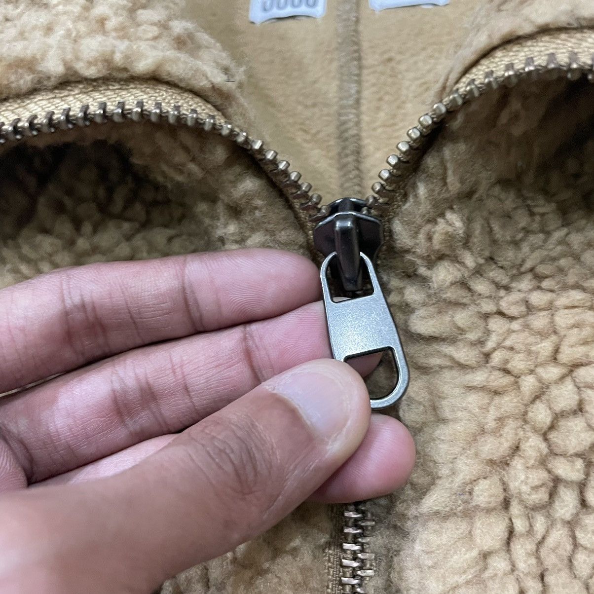 Christophe Lemaire Lemaire X Uniqlo Sherpa Fleece Turtleneck Zipper Jacket Size US M / EU 48-50 / 2 - 9 Thumbnail