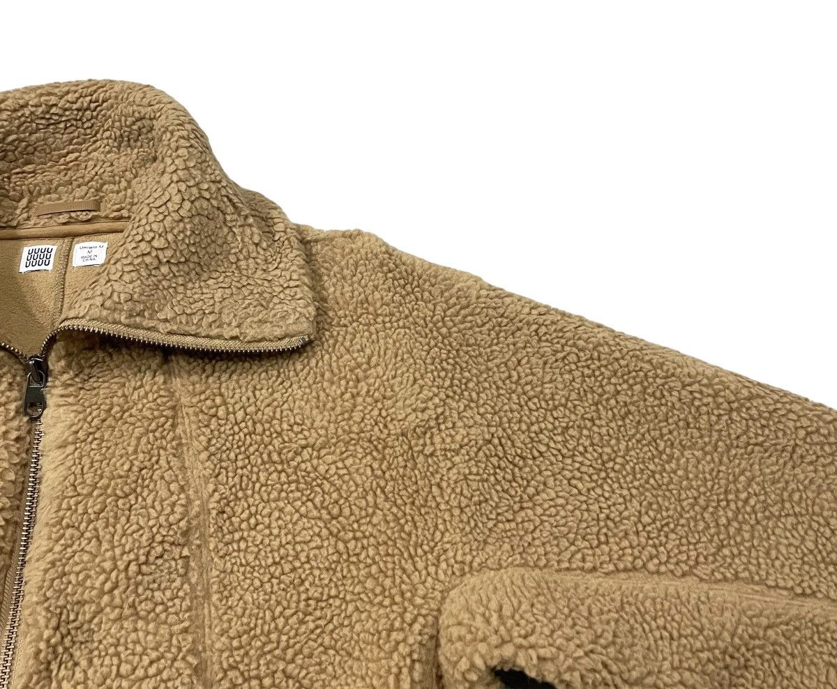 Christophe Lemaire Lemaire X Uniqlo Sherpa Fleece Turtleneck Zipper Jacket Size US M / EU 48-50 / 2 - 2 Thumbnail