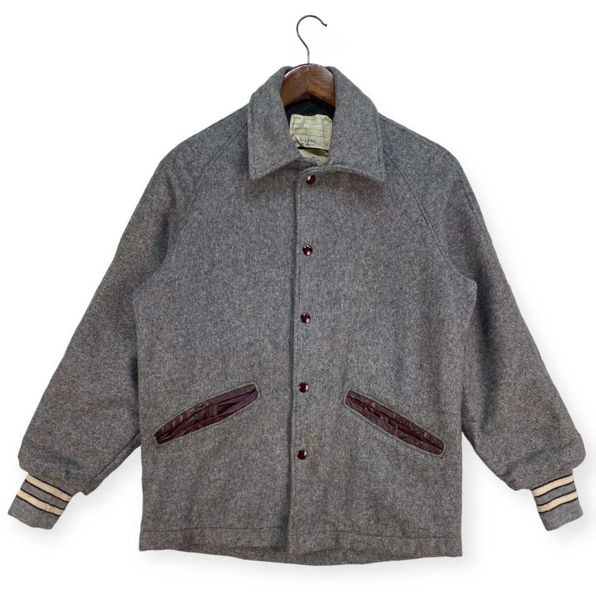 Delong Vintage DeLONG Pep Steppers Wool Jacket Size US S / EU 44-46 / 1 - 2 Thumbnail