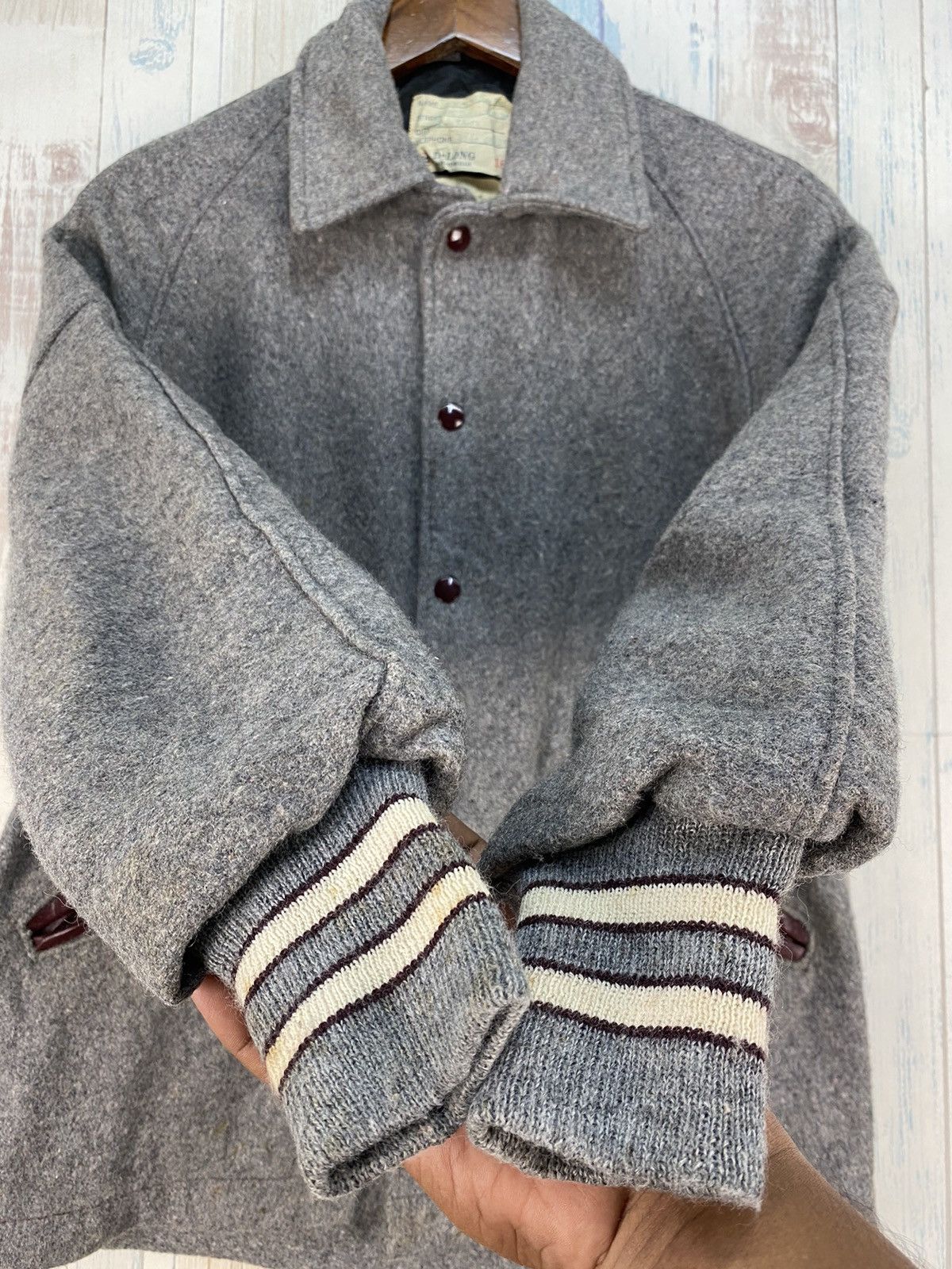 Delong Vintage DeLONG Pep Steppers Wool Jacket Size US S / EU 44-46 / 1 - 6 Thumbnail
